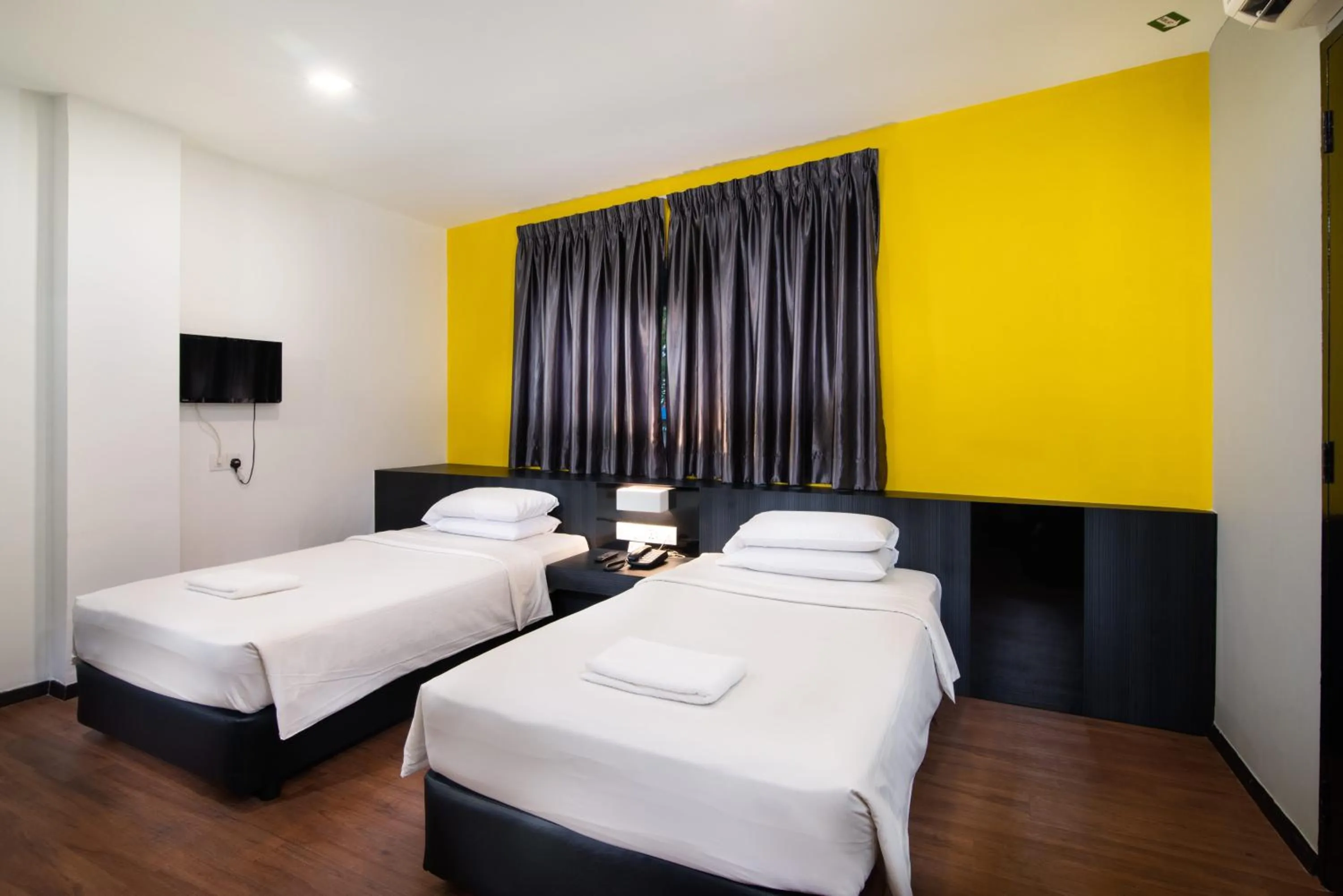 Bed in Hotel Waterfall