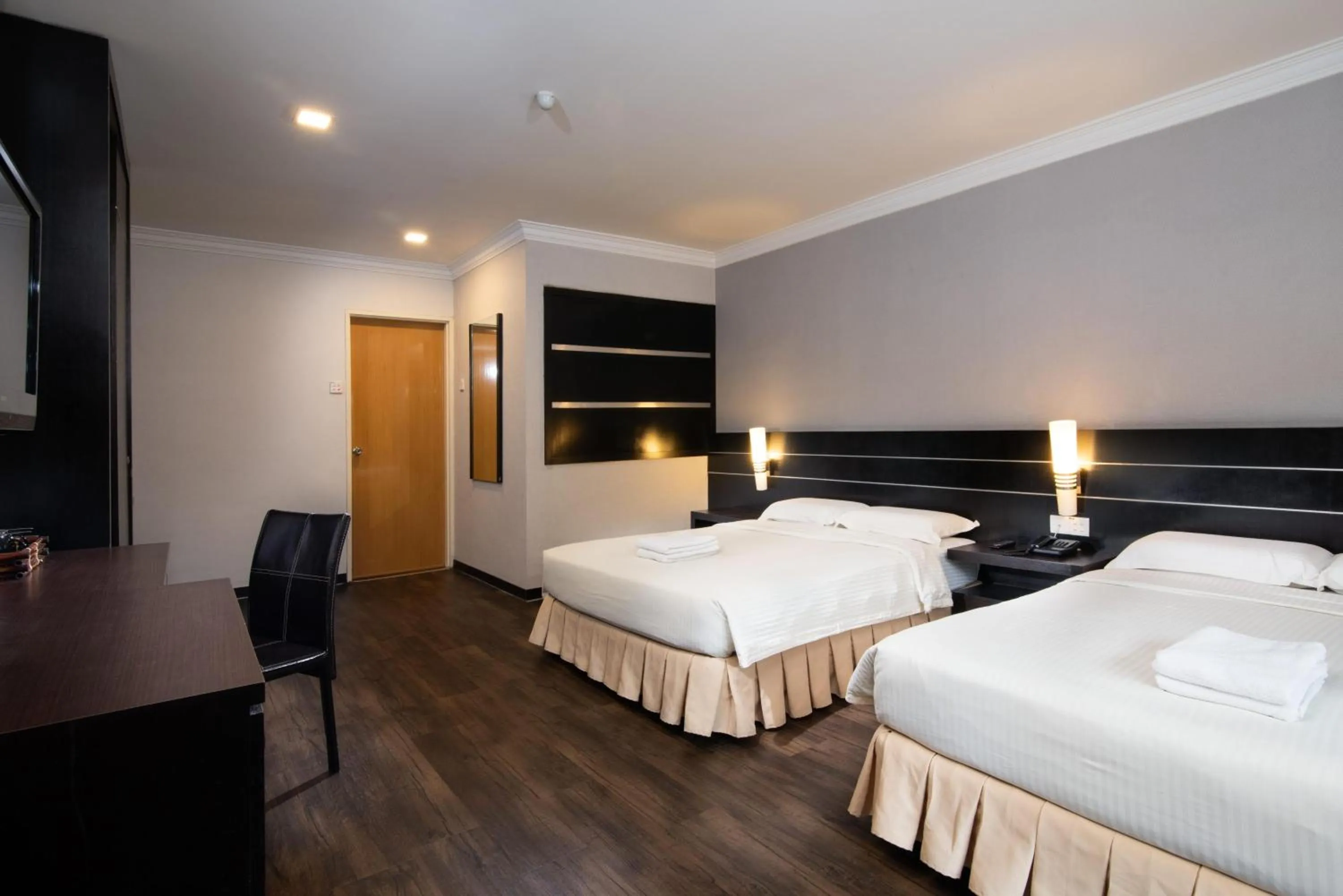 Bed in Hotel Waterfall