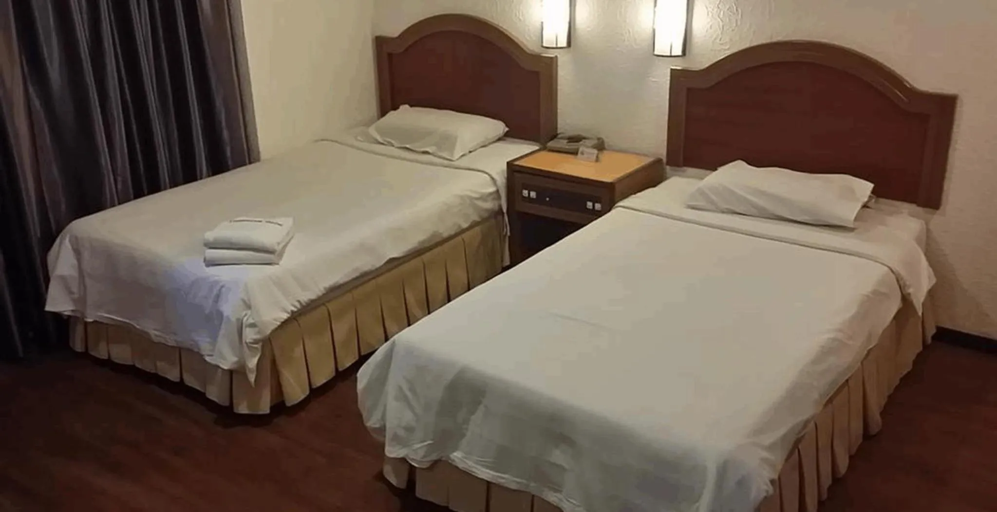 Bed in Hotel Waterfall