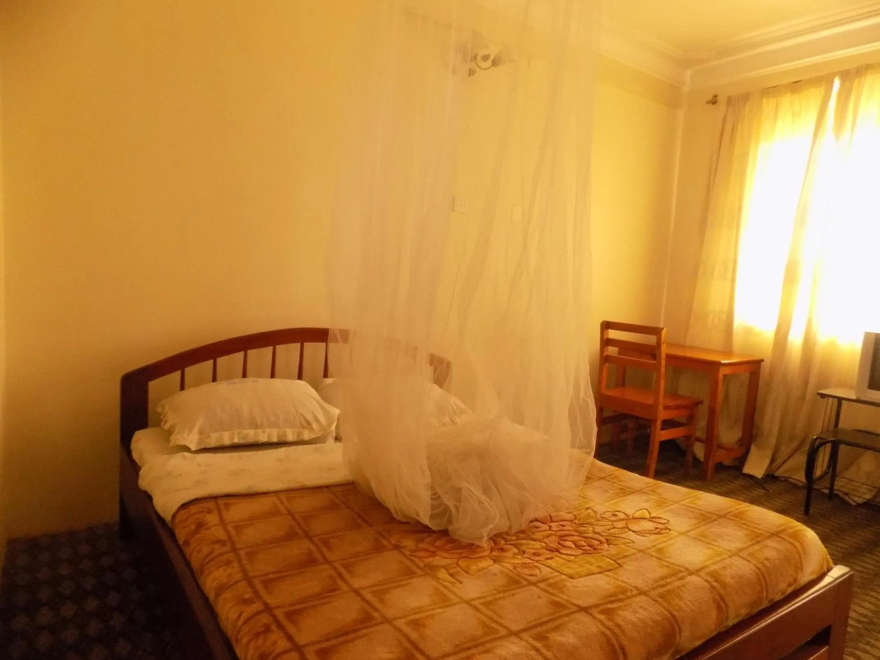 Bed in Meliva Guest House Mbarara