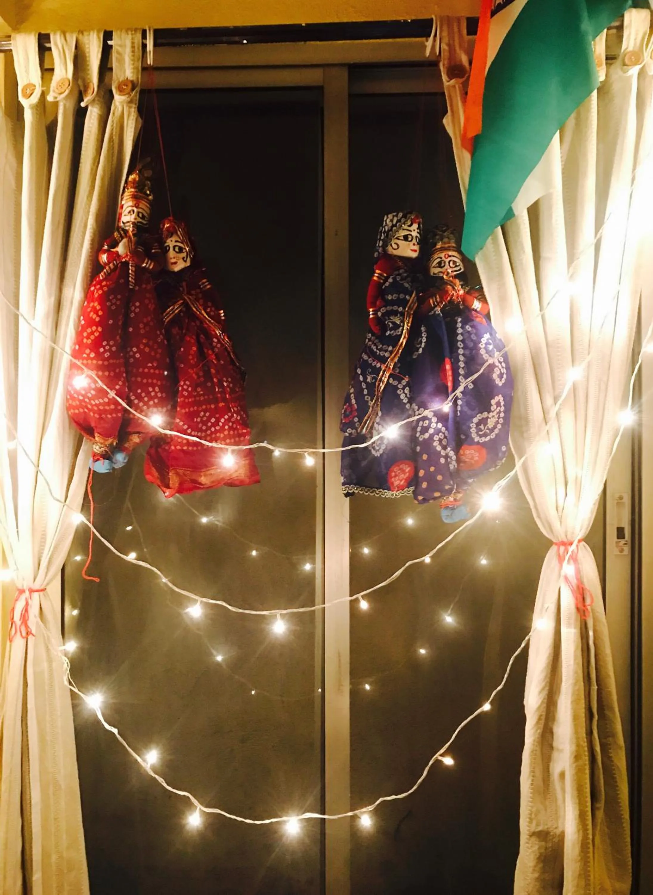 Decorative detail in The Little Blue Window Hostel