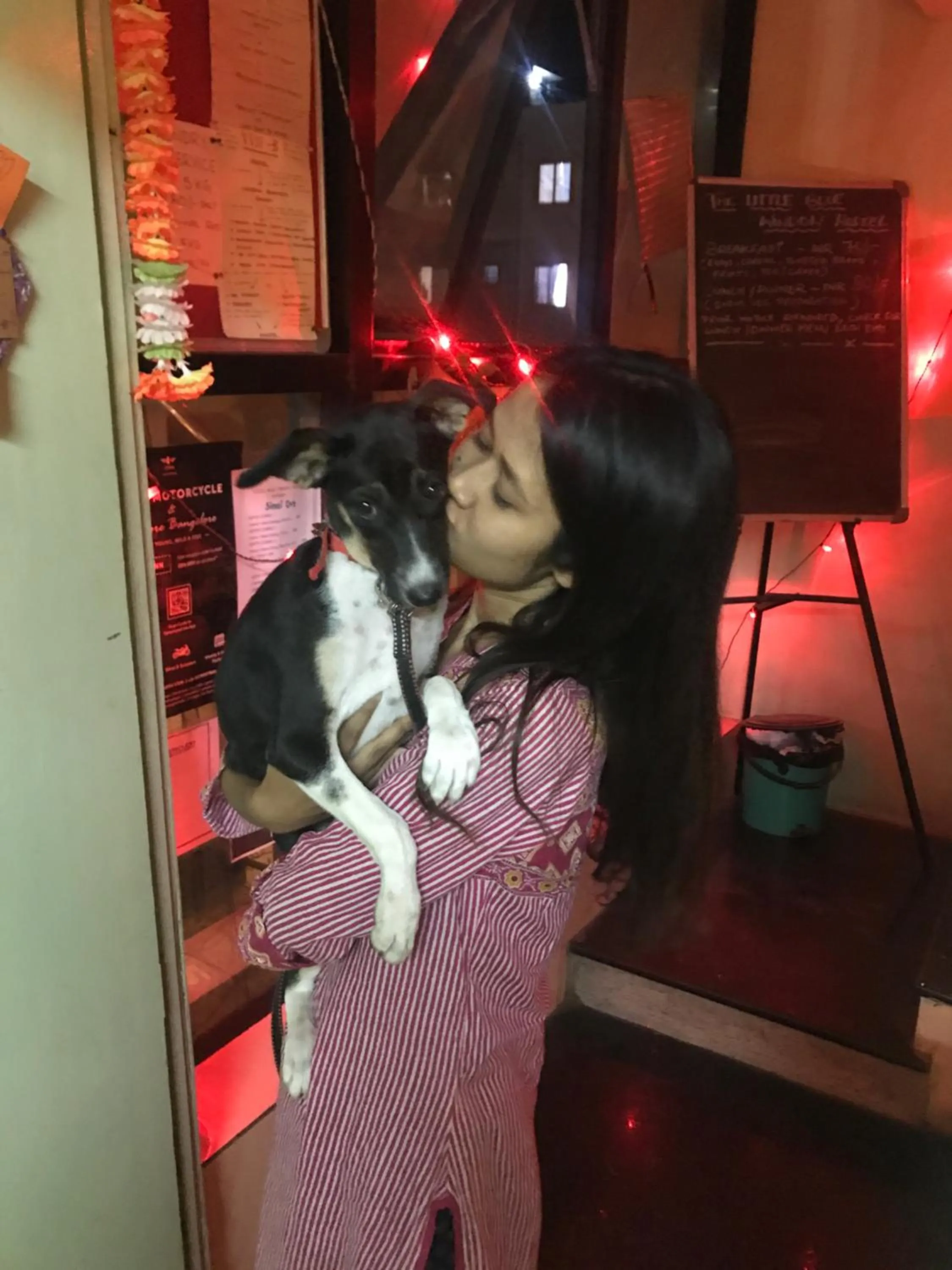 People in The Little Blue Window Hostel