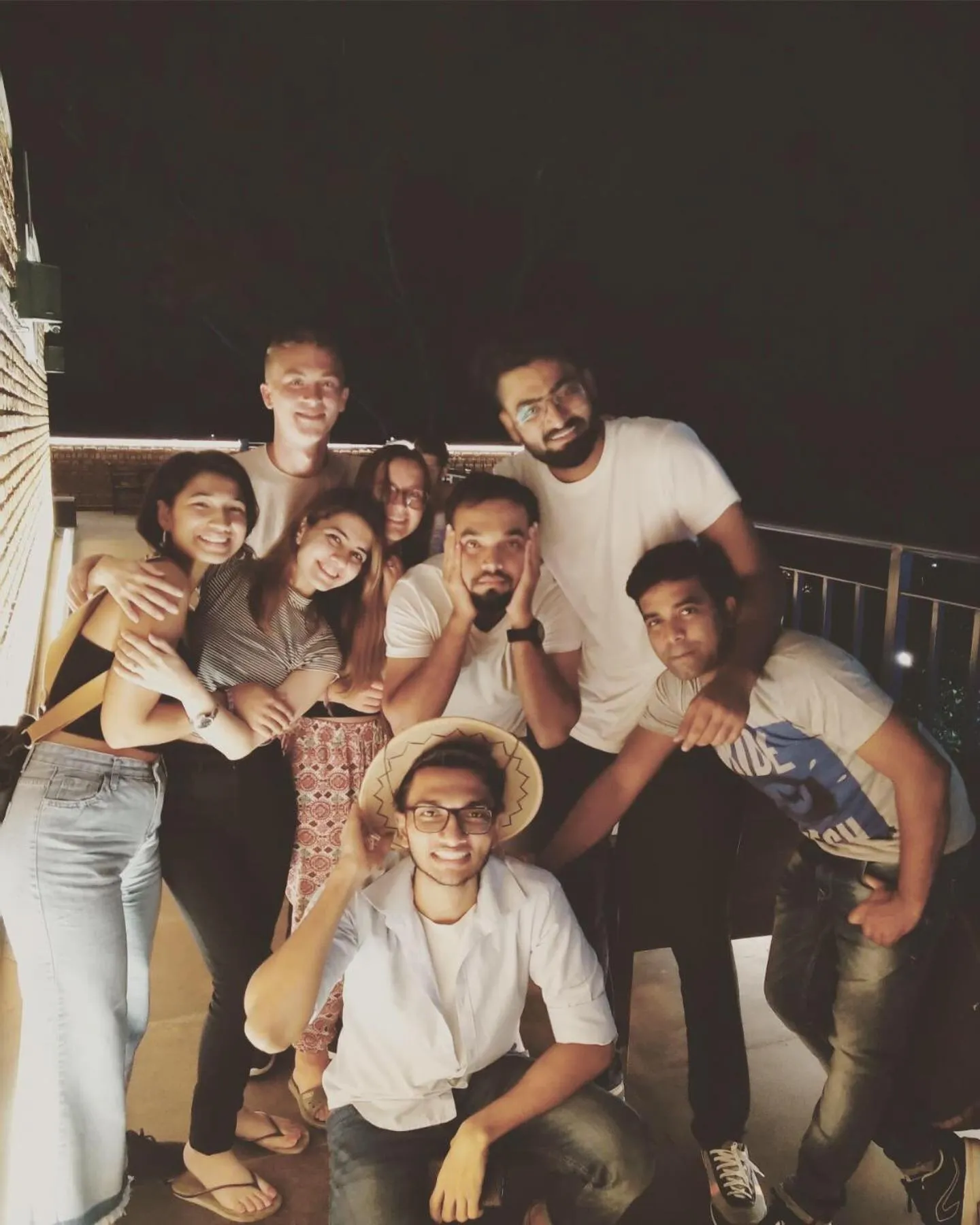 People in The Little Blue Window Hostel