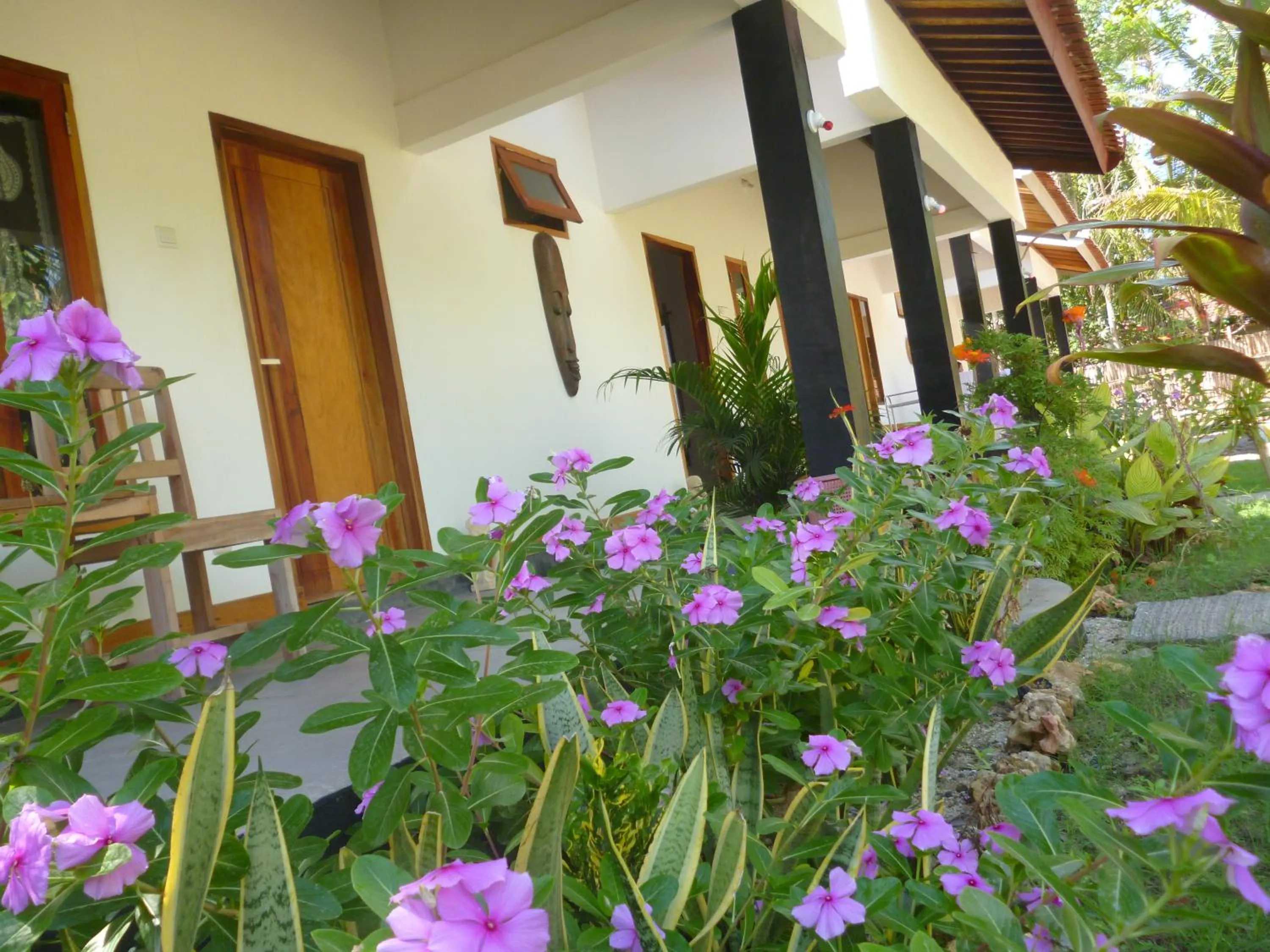 Garden view in Dewi Garden Guesthouse