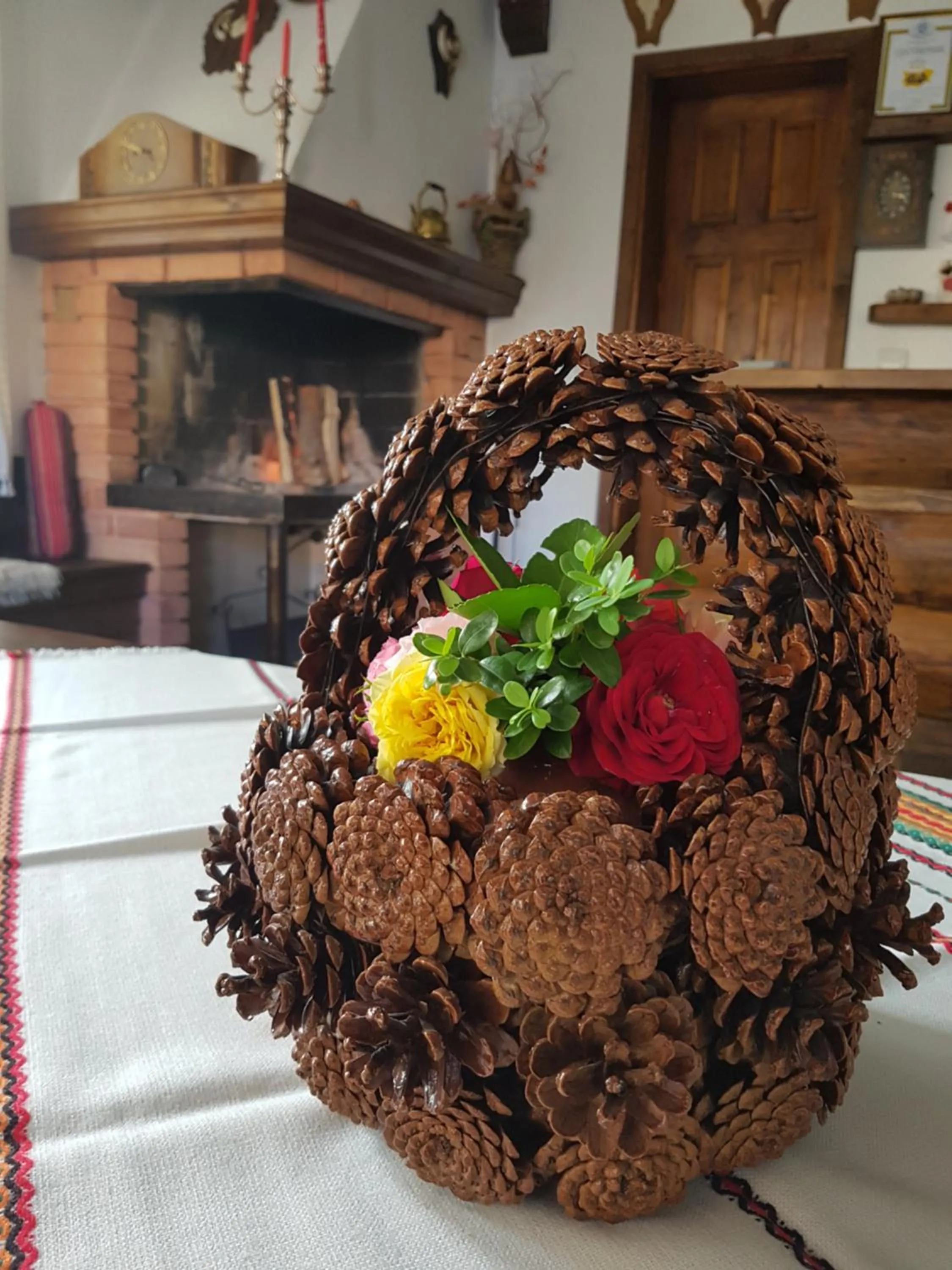 Decorative detail in Trenchova Guest House