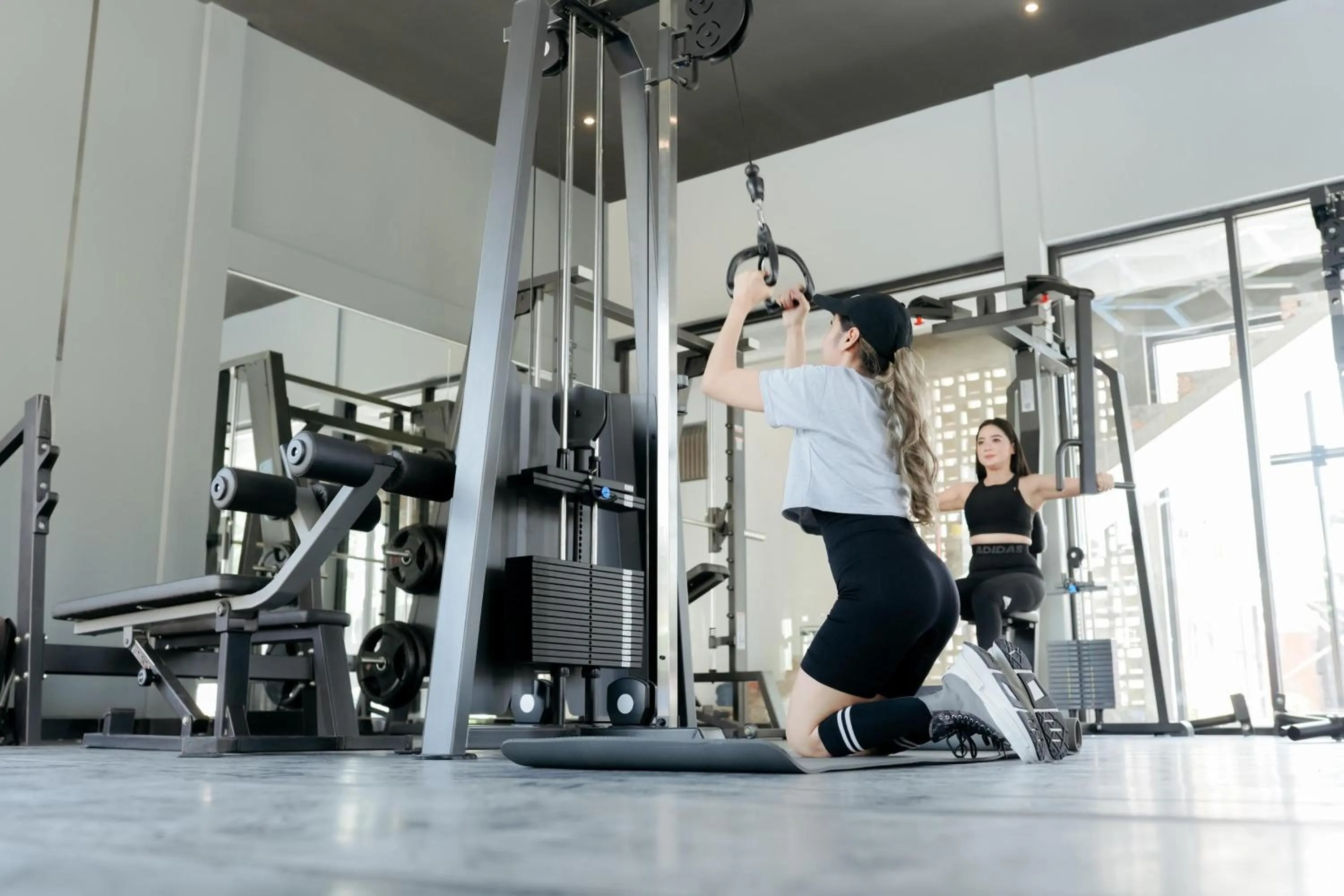 Fitness centre/facilities in Front One Hotel Purwodadi