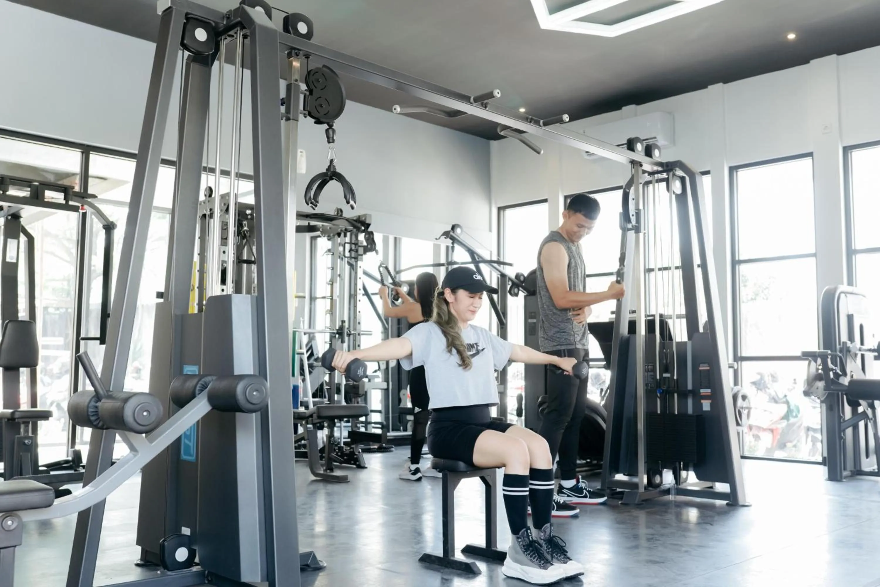 Fitness centre/facilities in Front One Hotel Purwodadi