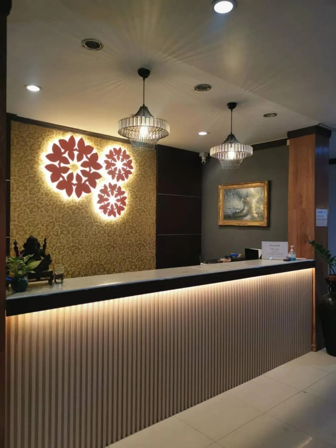 Lobby or reception in PS Hotel Saraburi