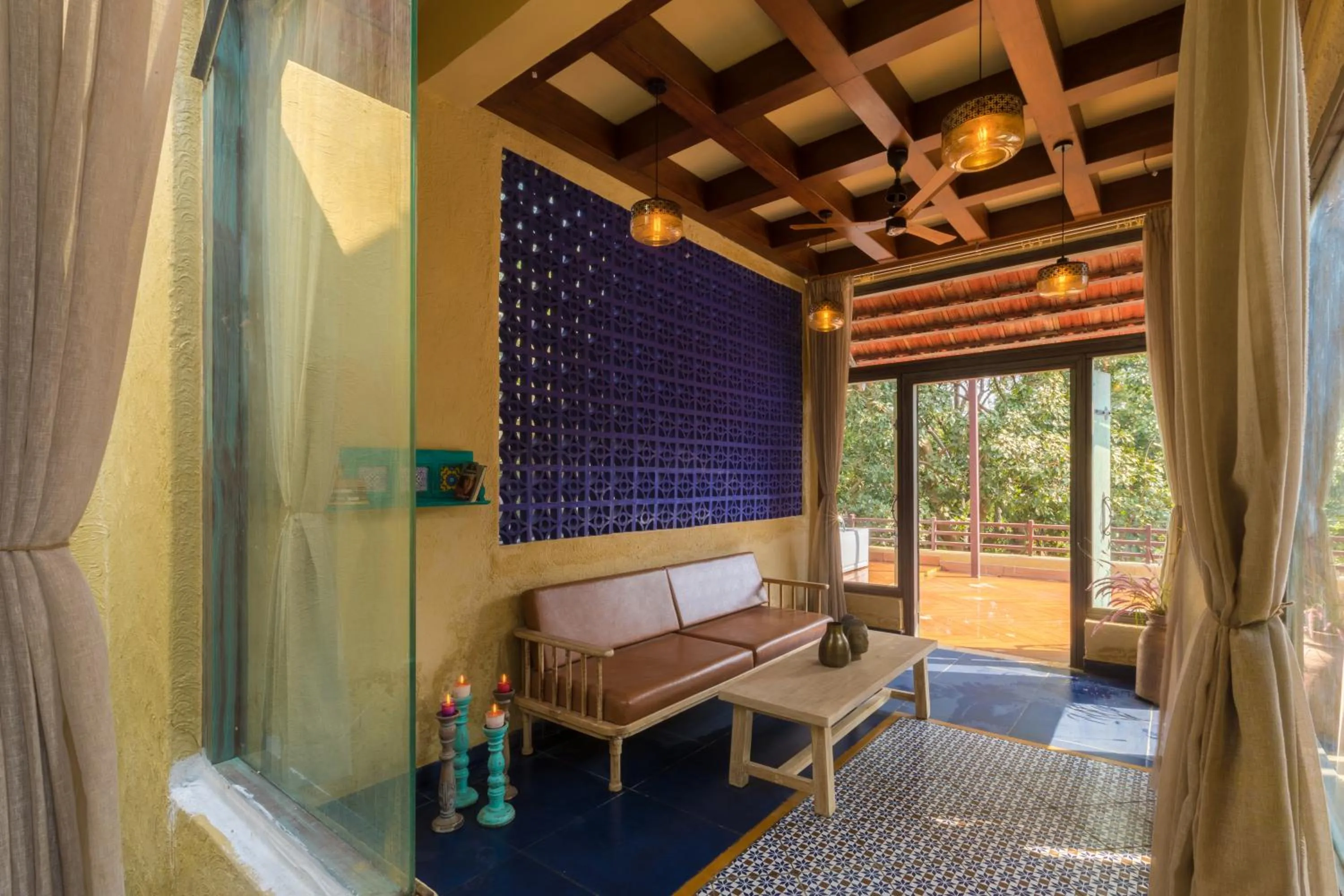 Seating area in Vannraj Resort And Spa