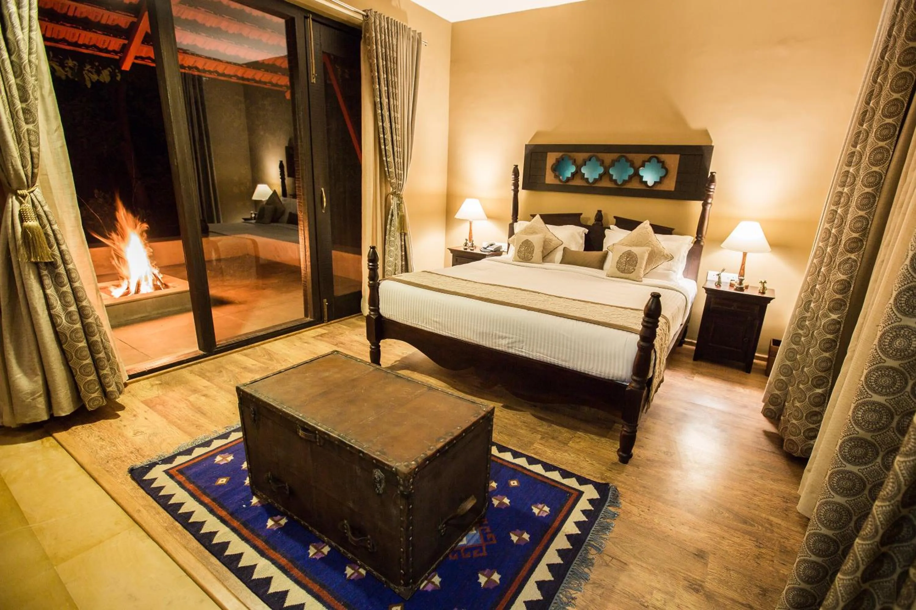 Photo of the whole room, Bed in Vannraj Resort And Spa