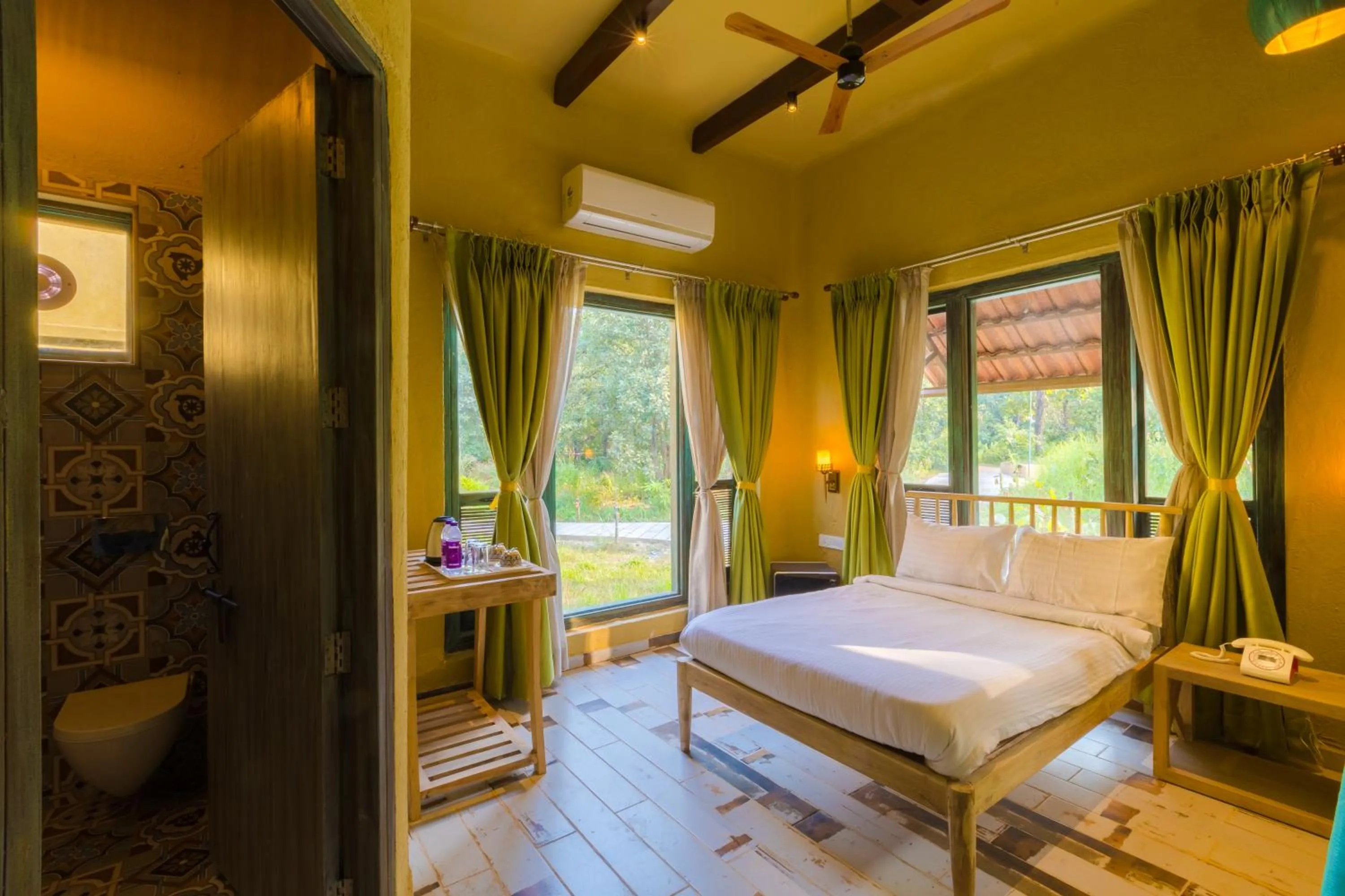 Photo of the whole room, Bed in Vannraj Resort And Spa