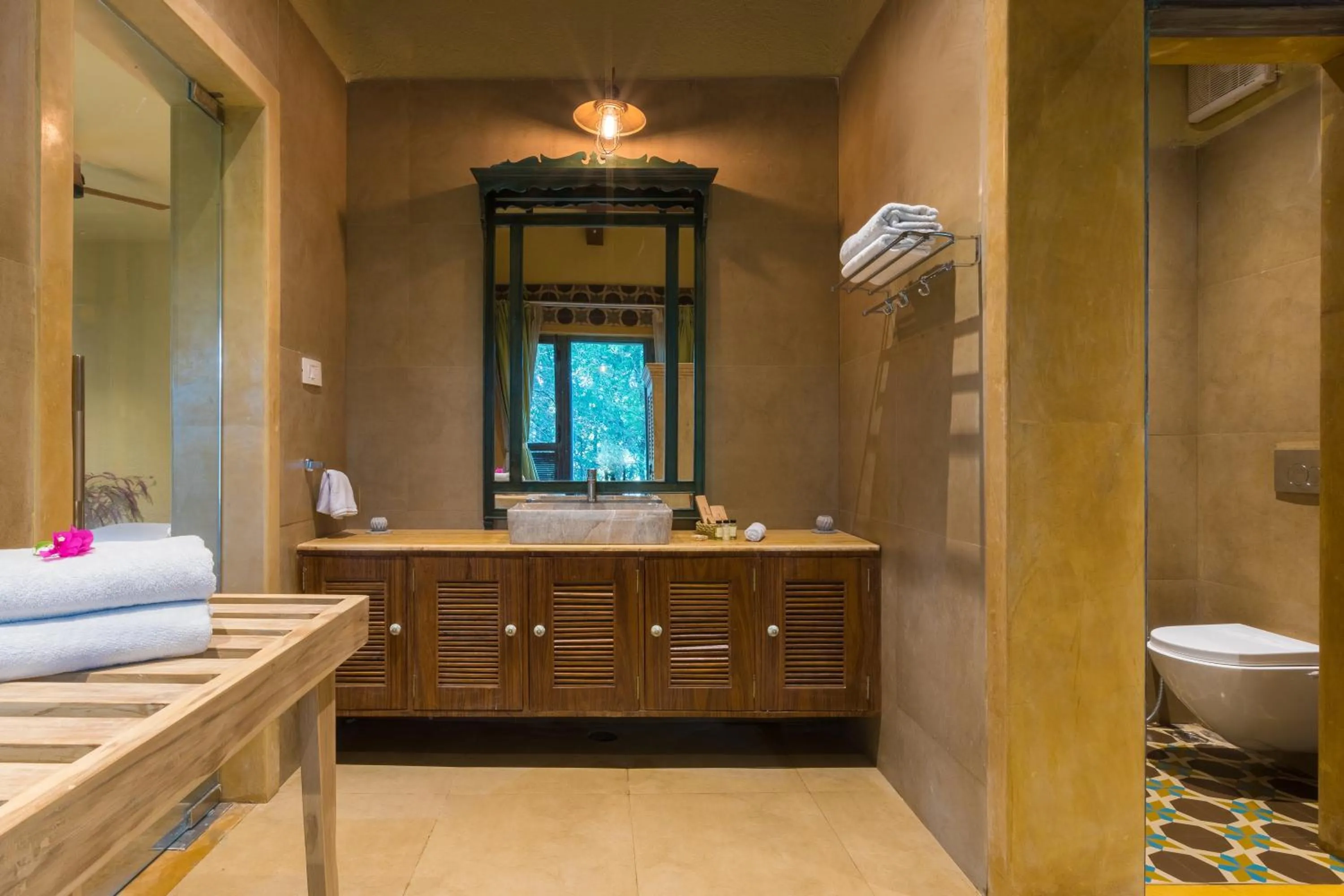 Bathroom in Vannraj Resort And Spa