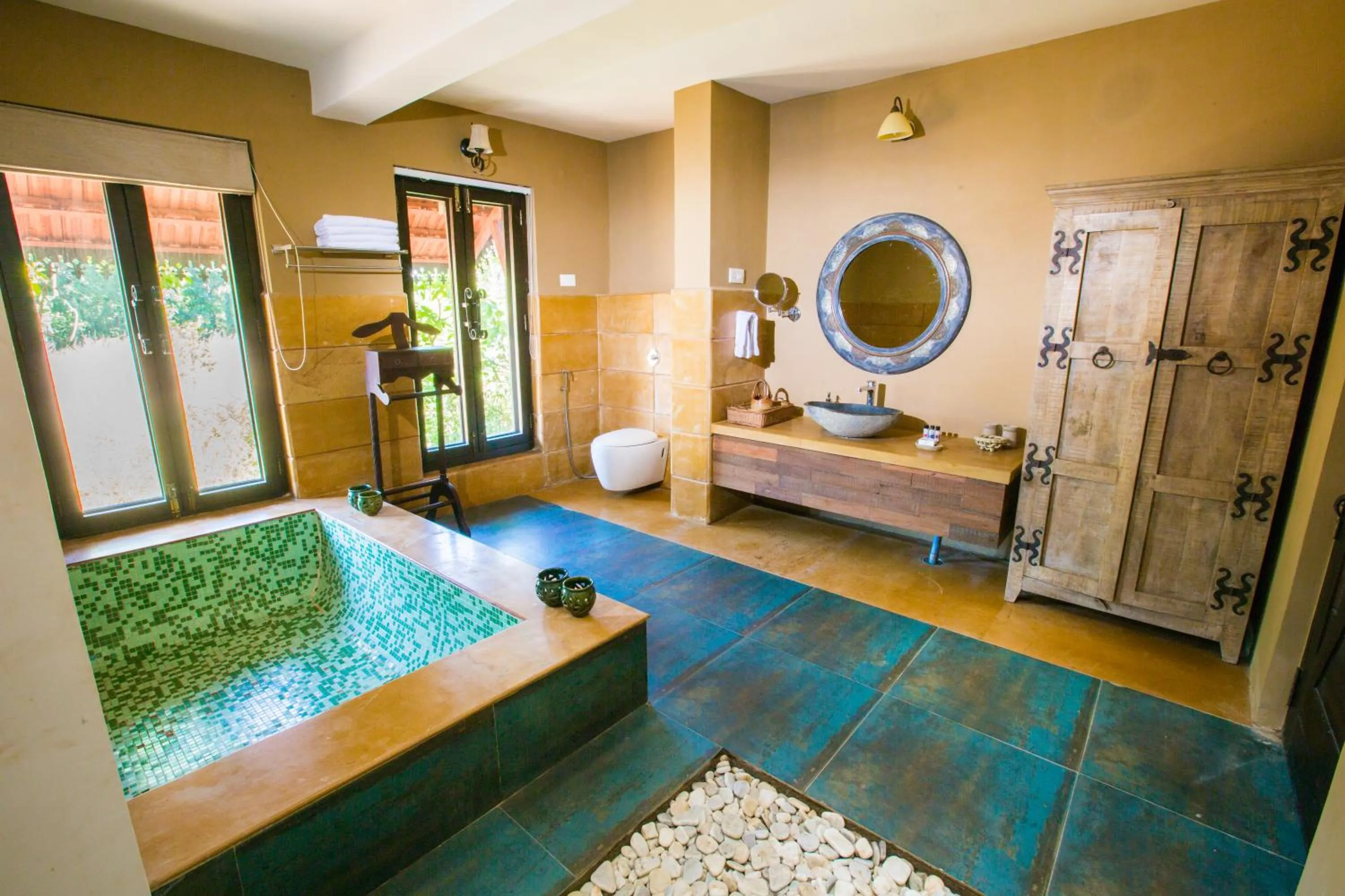 Bathroom in Vannraj Resort And Spa