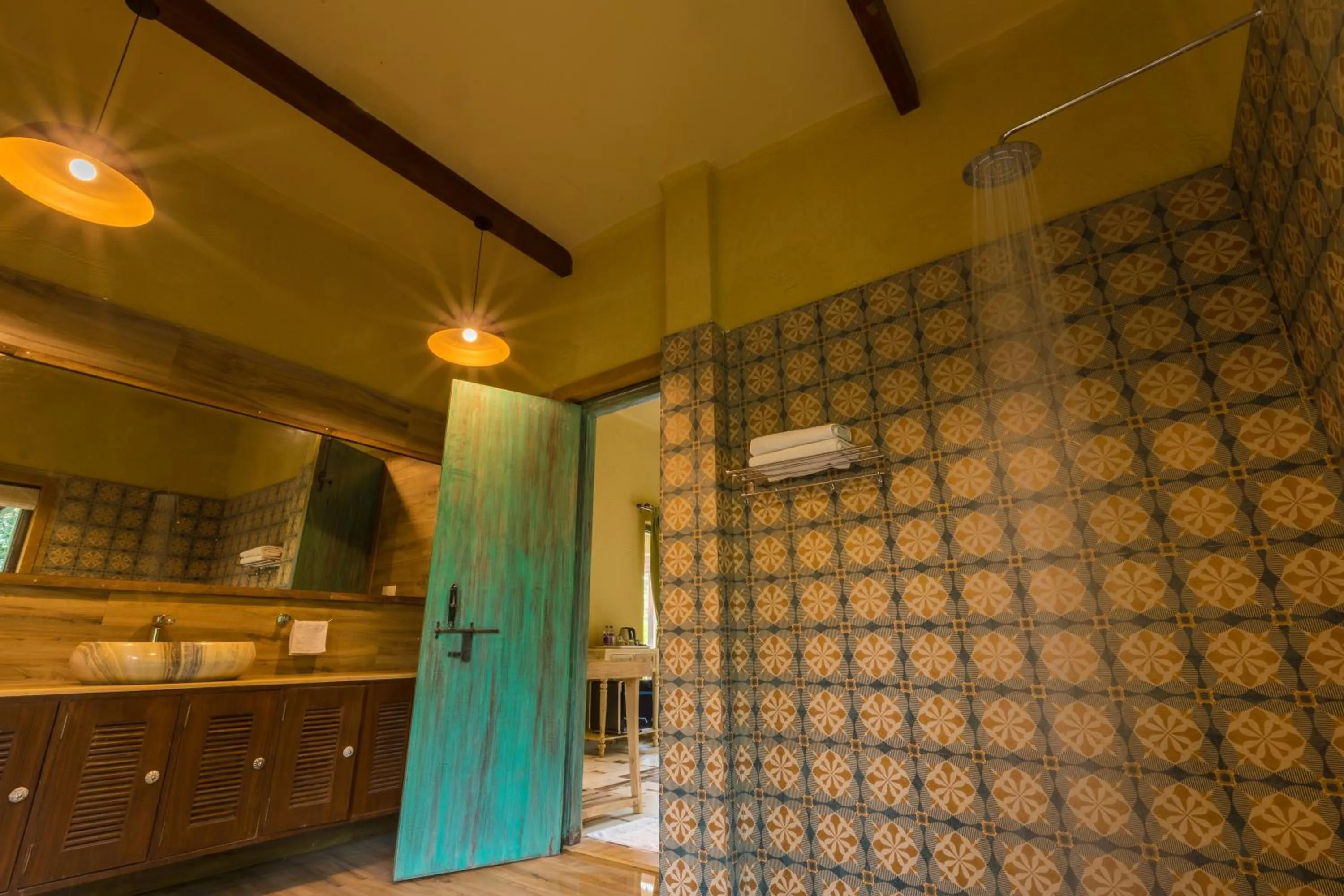 Bathroom in Vannraj Resort And Spa