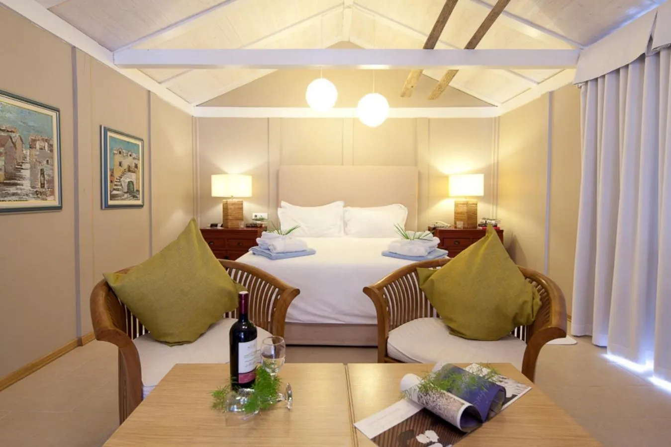 Seating area, Bed in Waterman Svpetrvs Resort - All Inclusive