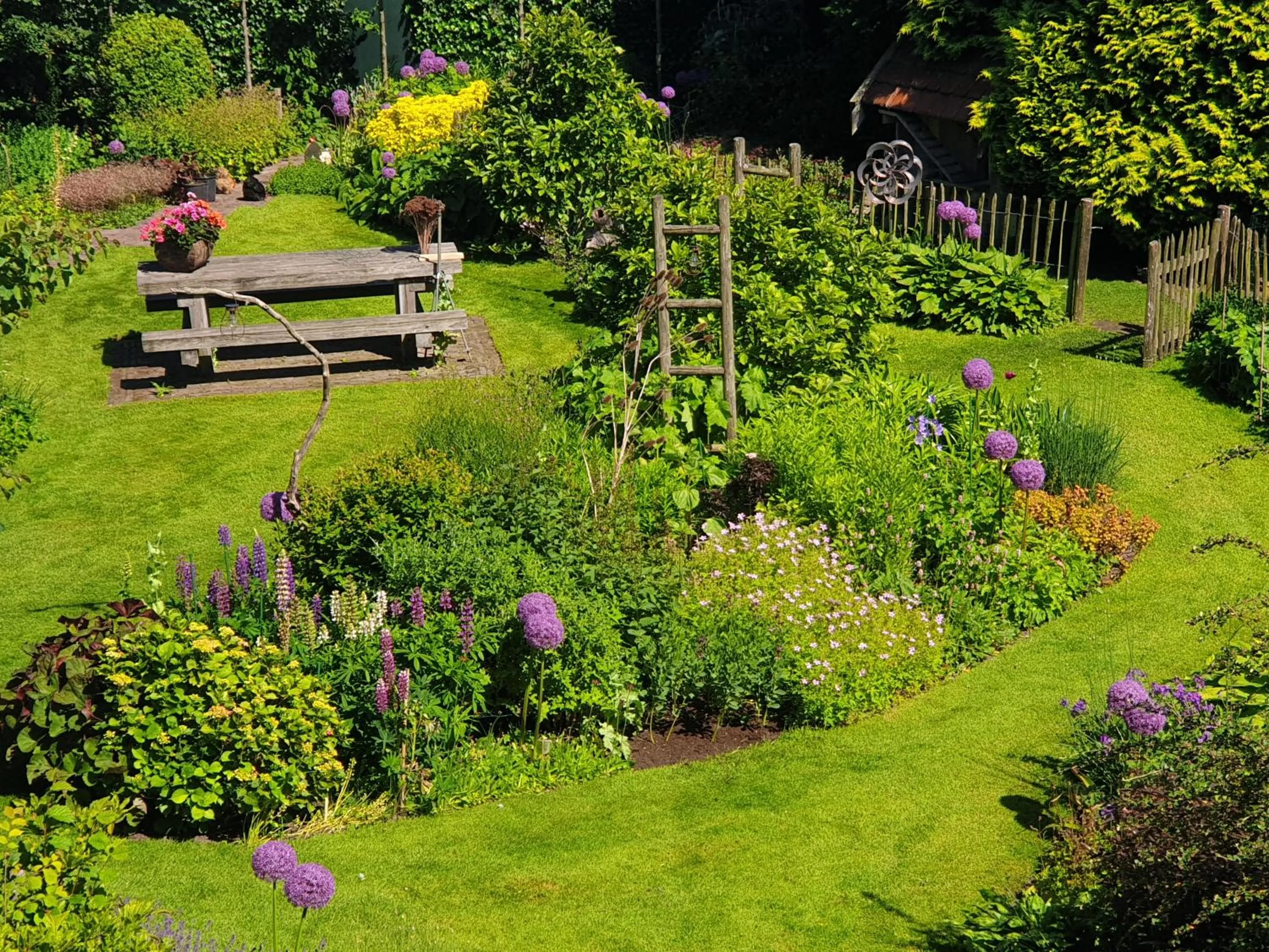 Garden in B&B Slapen bij de burgemeester