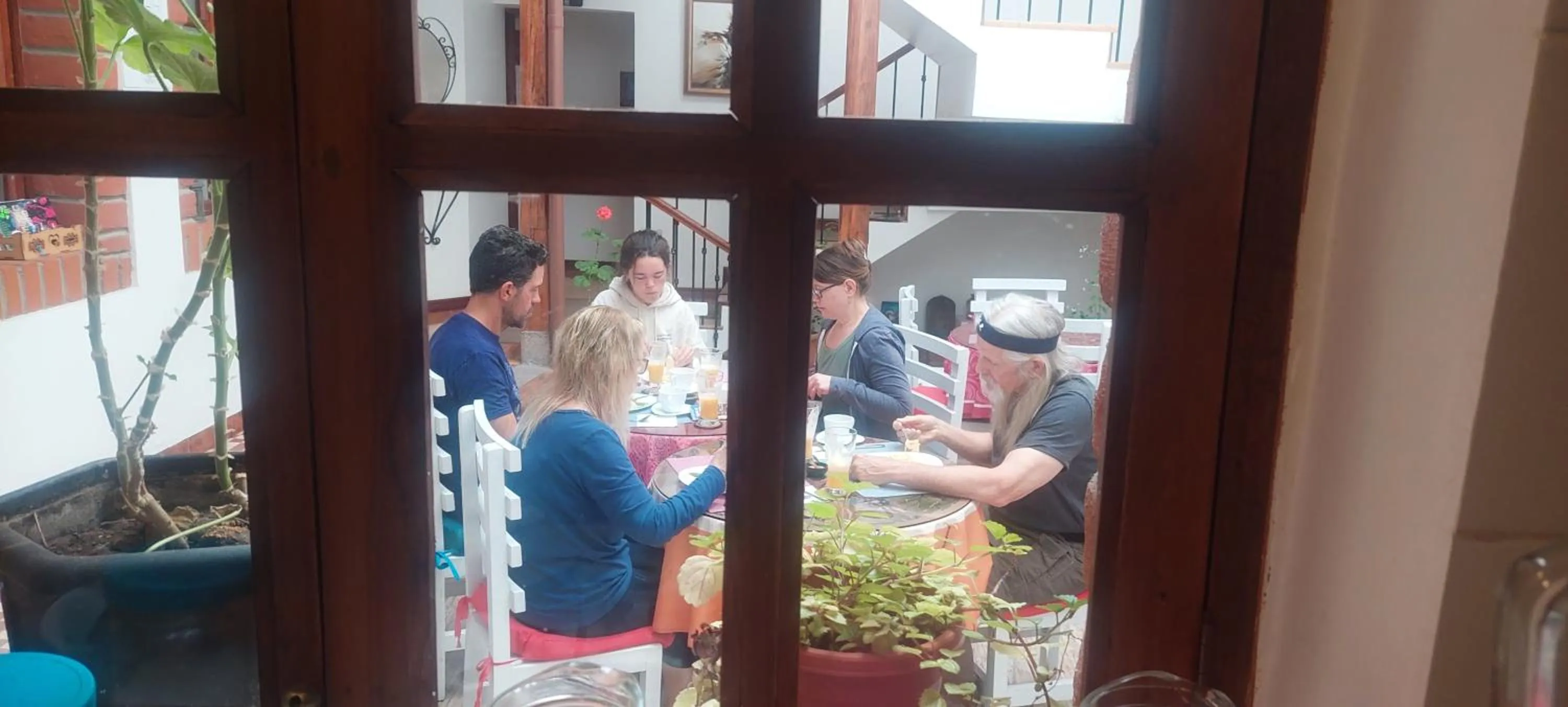 Patio in Hotel Casa Ecuatreasures Centro Historico