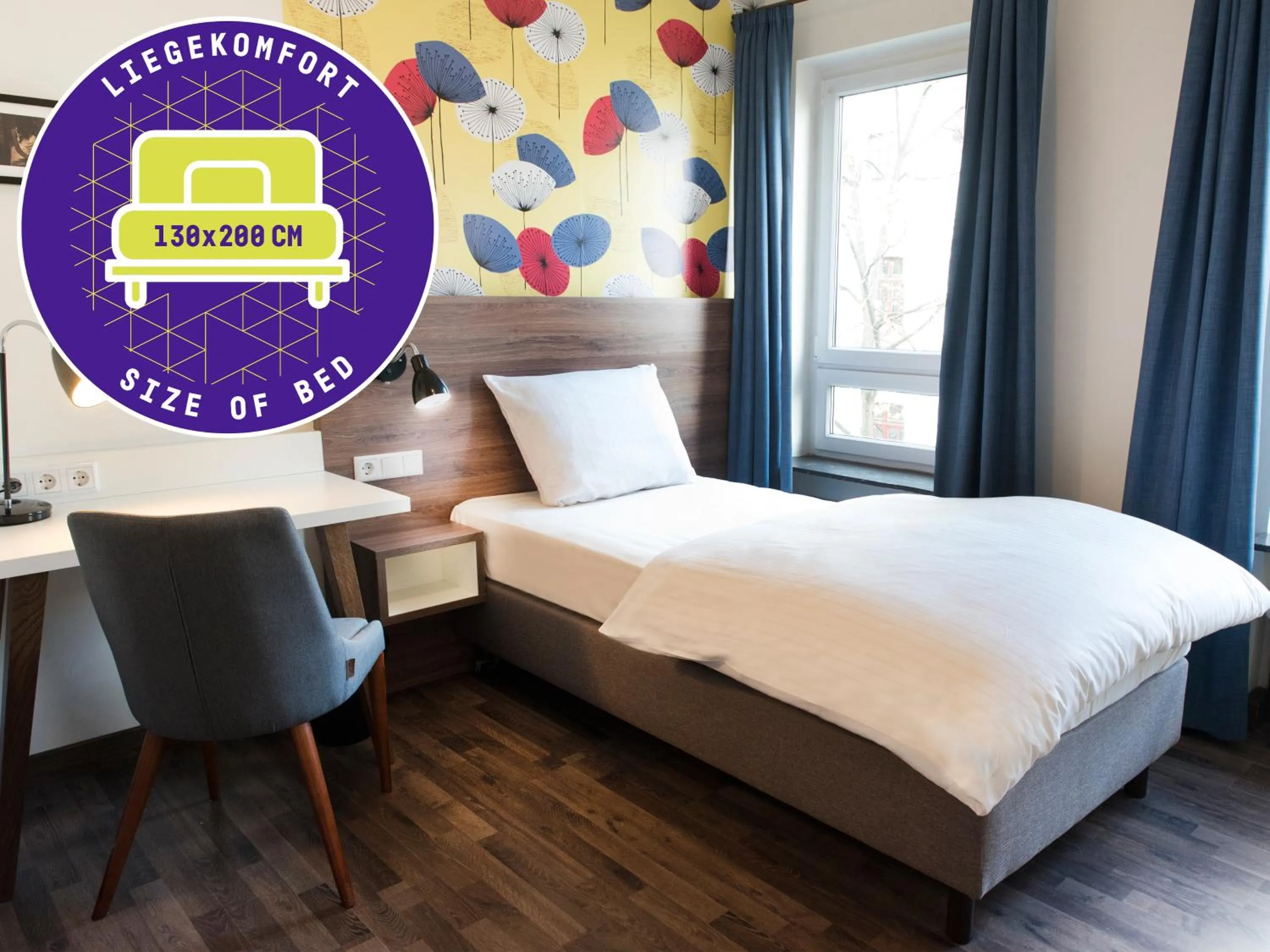 Bed in KONCEPT HOTEL Zum Kostbaren Blut