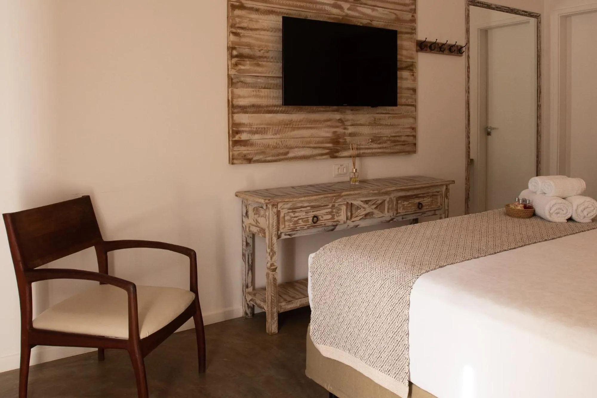 Bed in Pousada Tubarão