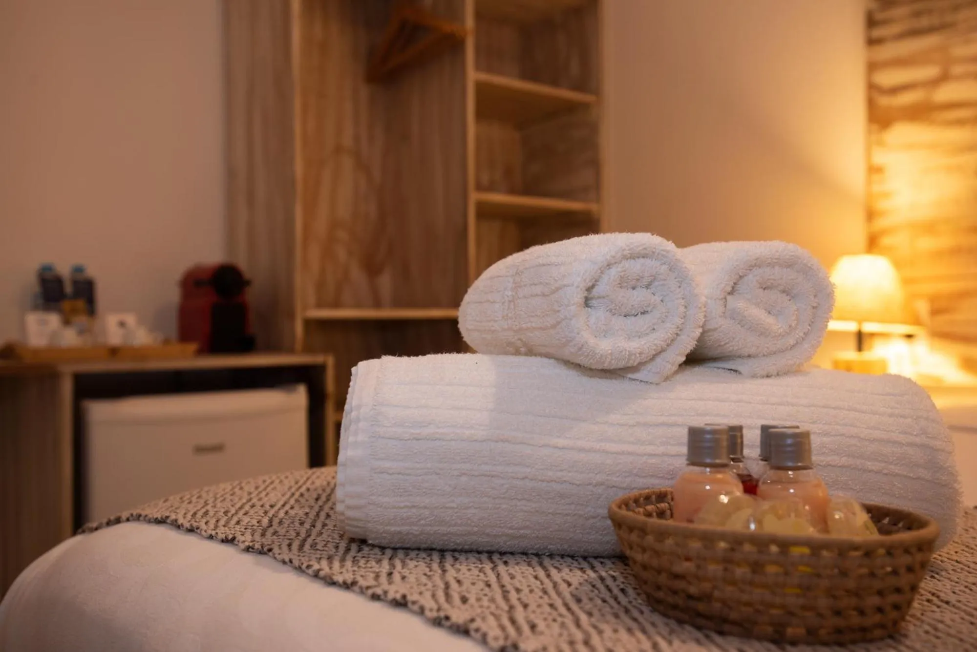 Bed in Pousada Tubarão