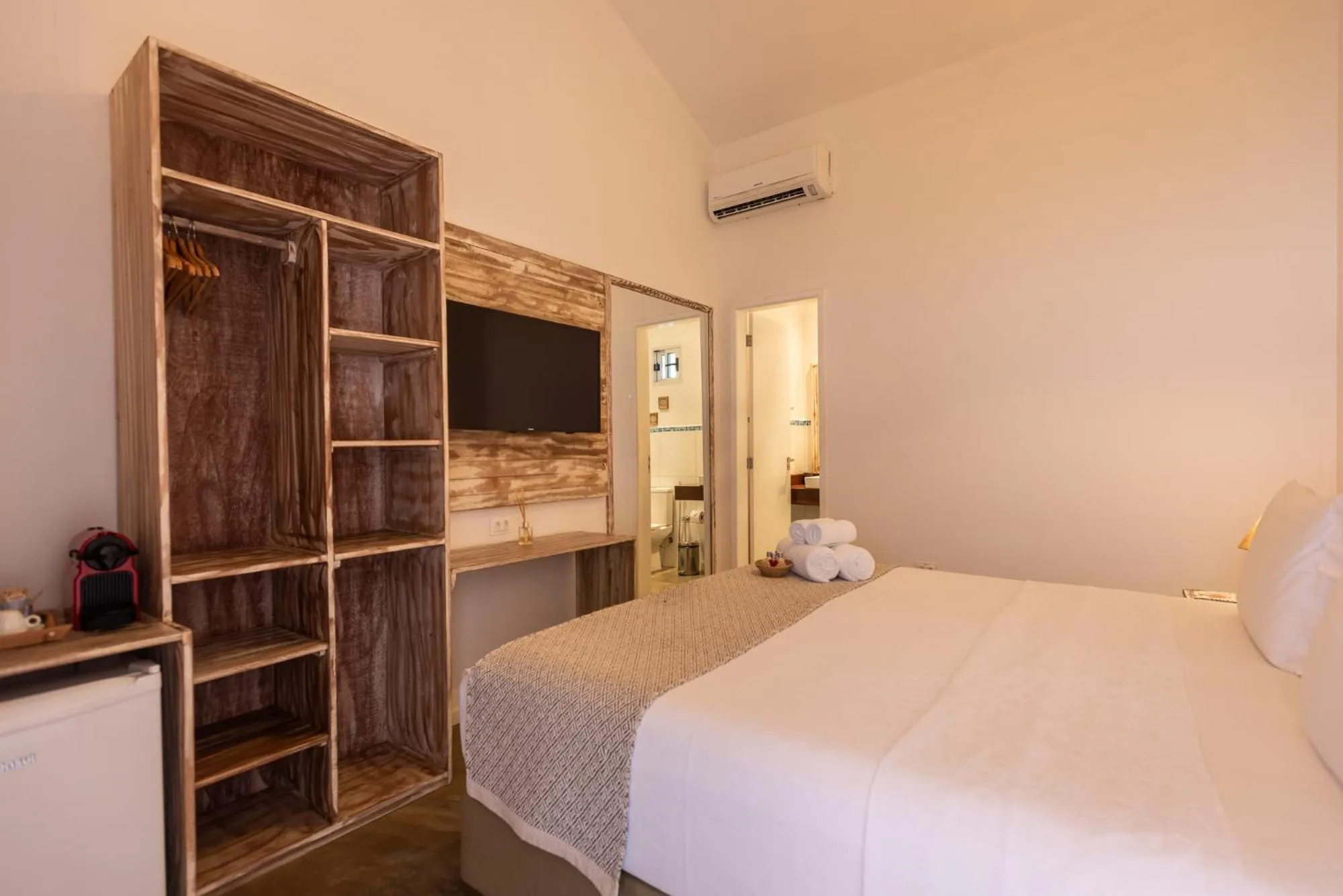 Bed in Pousada Tubarão