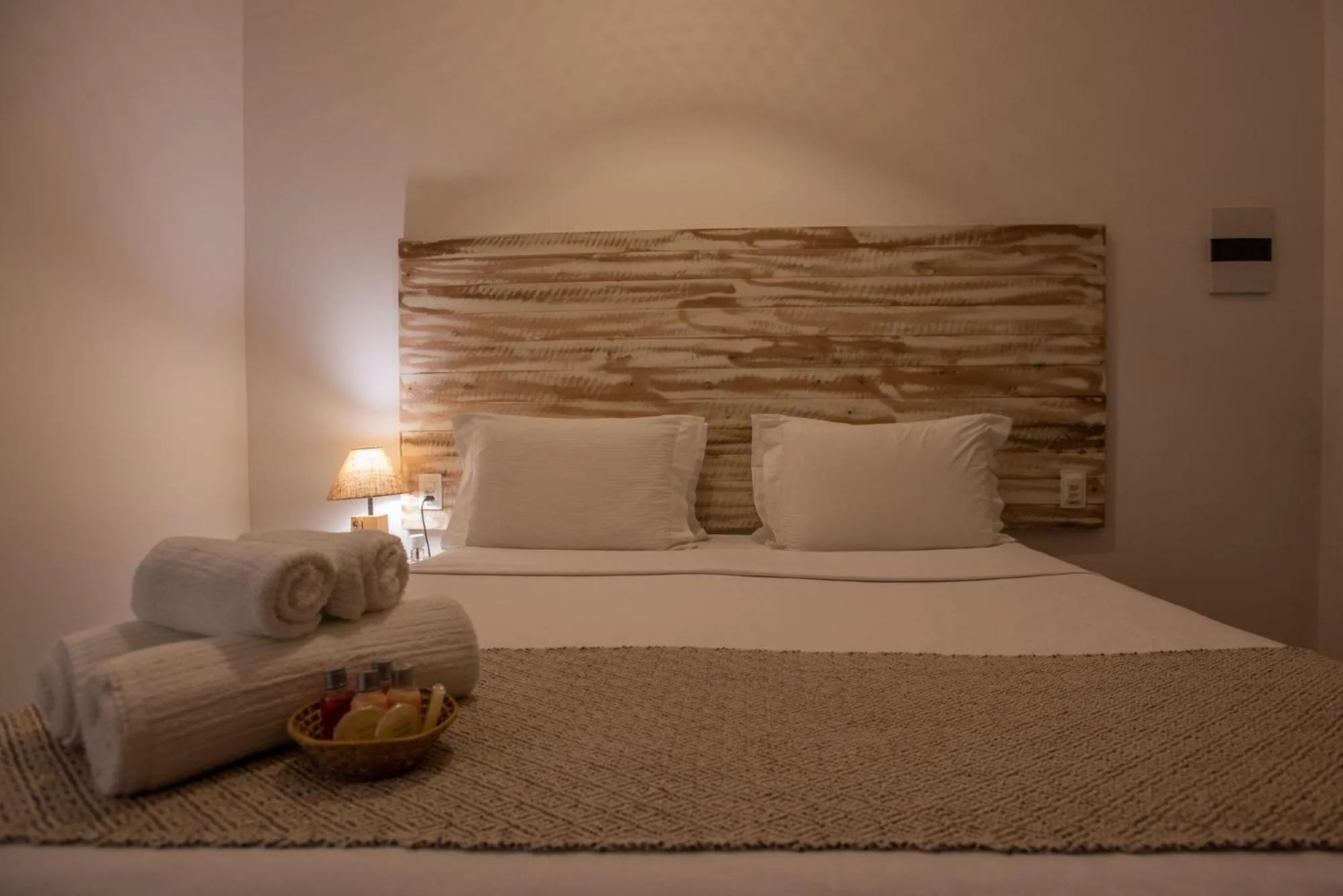 Bed in Pousada Tubarão