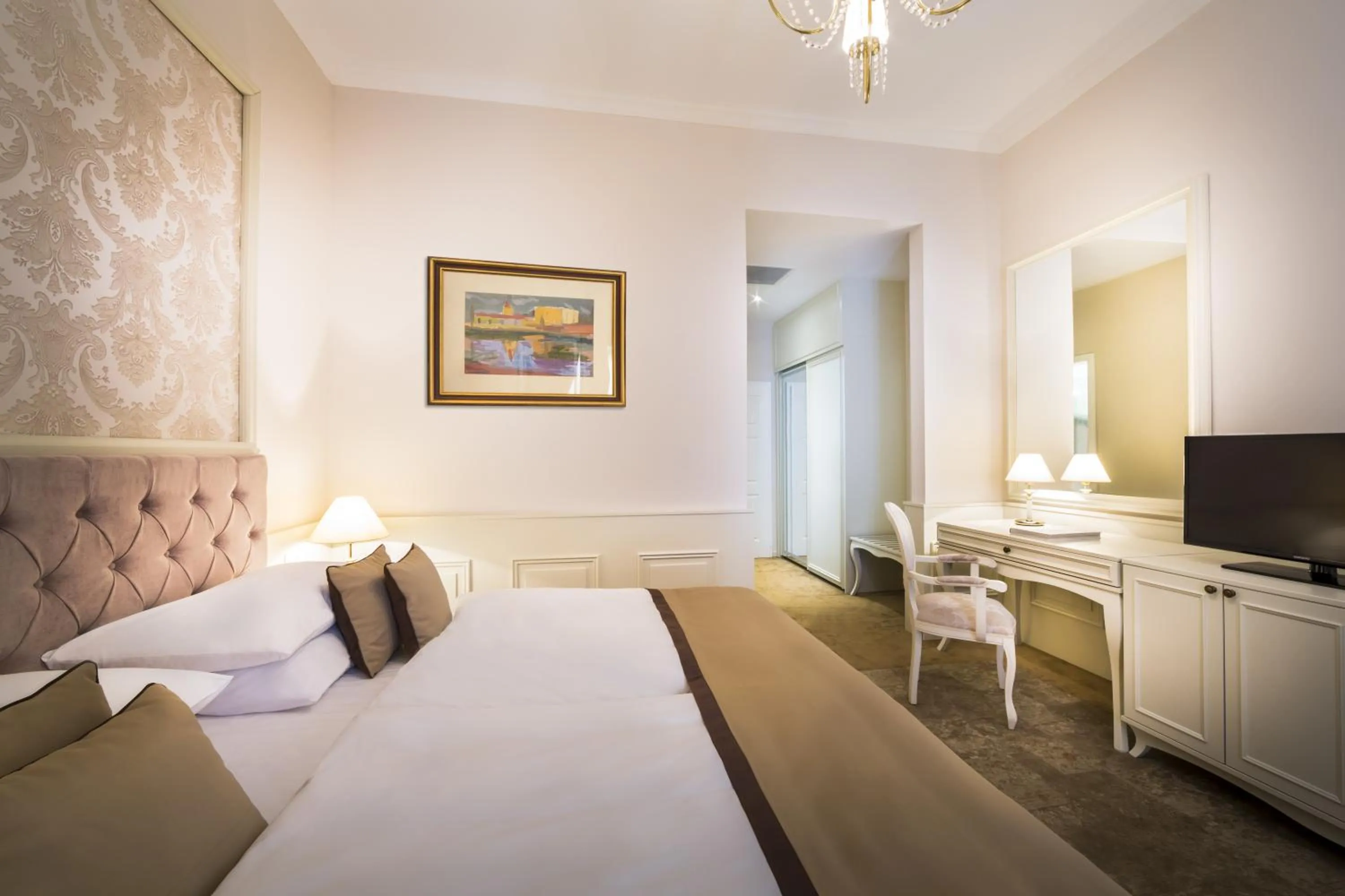 Photo of the whole room, Bed in Hotel Kvarner - Liburnia