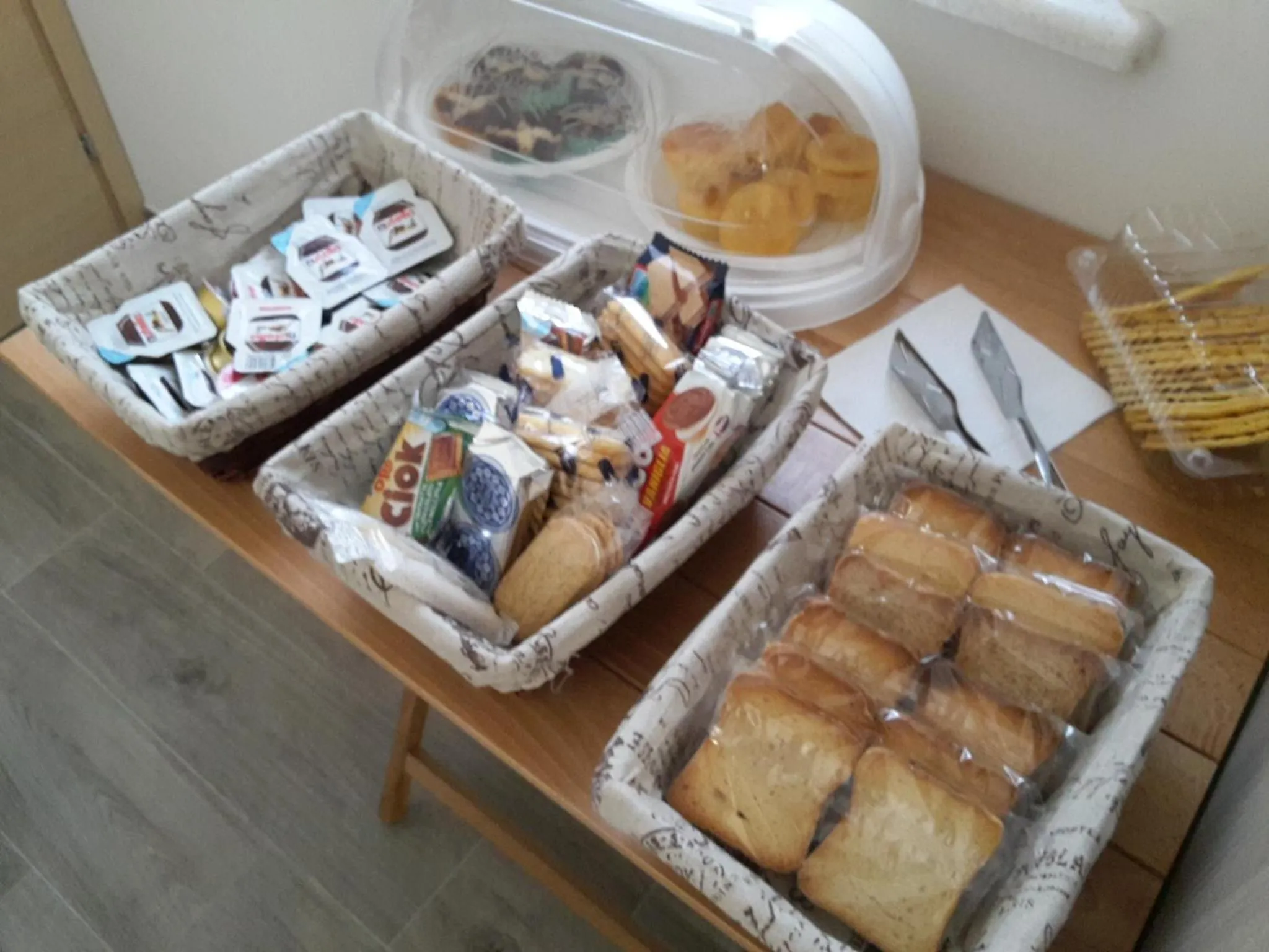 Food and drinks in B&B Solimo