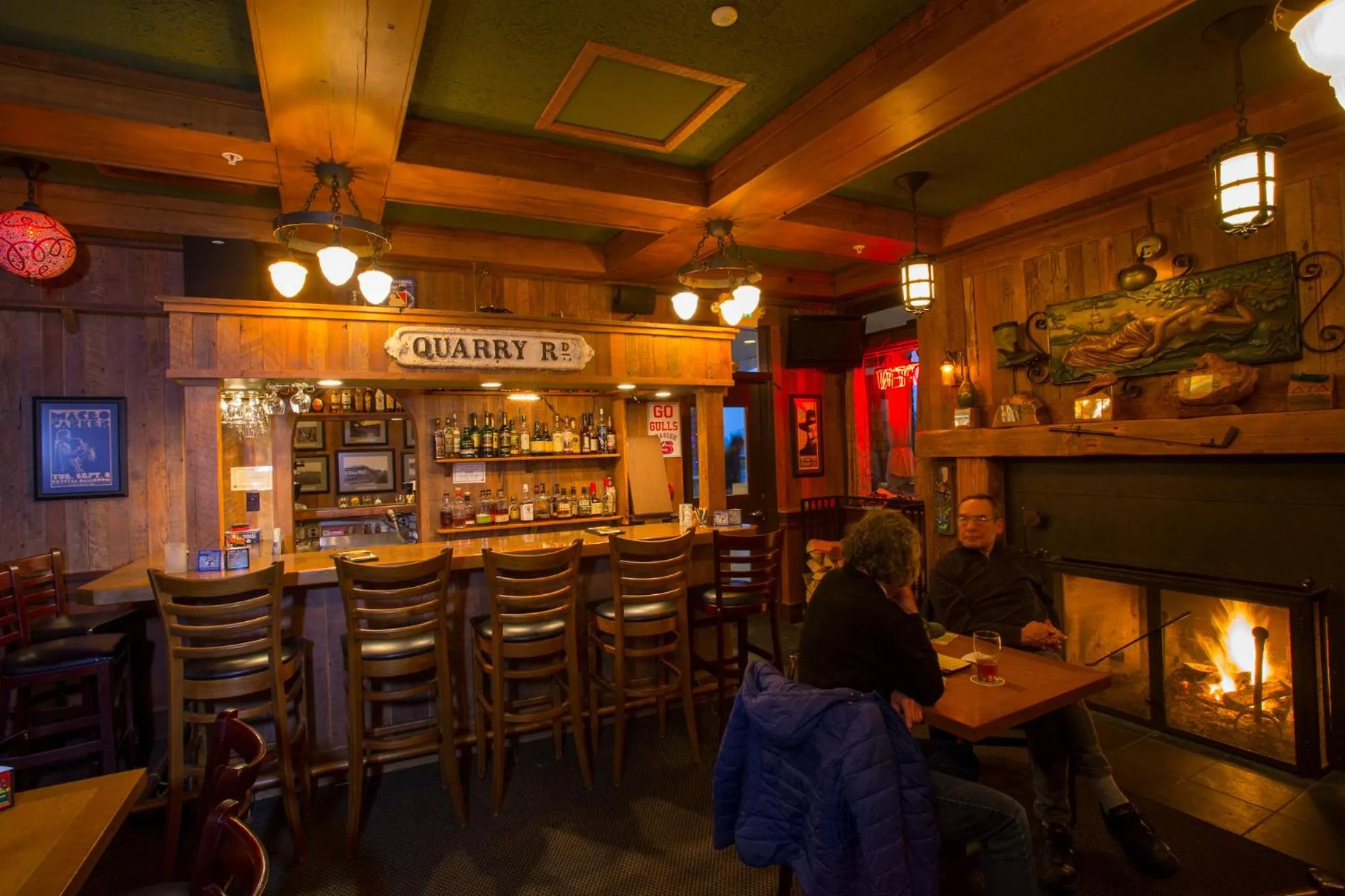 group of guests in McMenamins Gearhart Hotel
