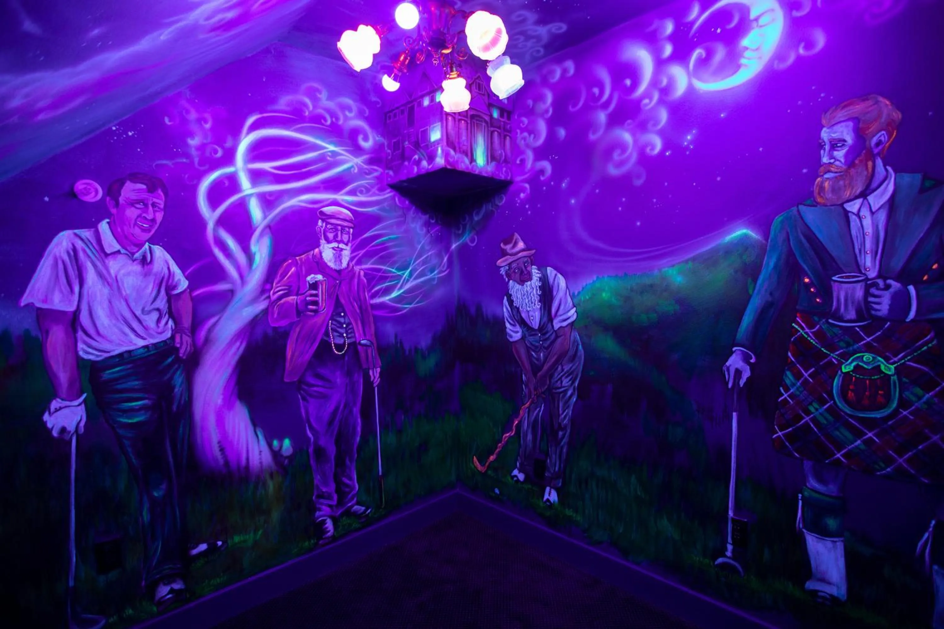 Decorative detail in McMenamins Gearhart Hotel