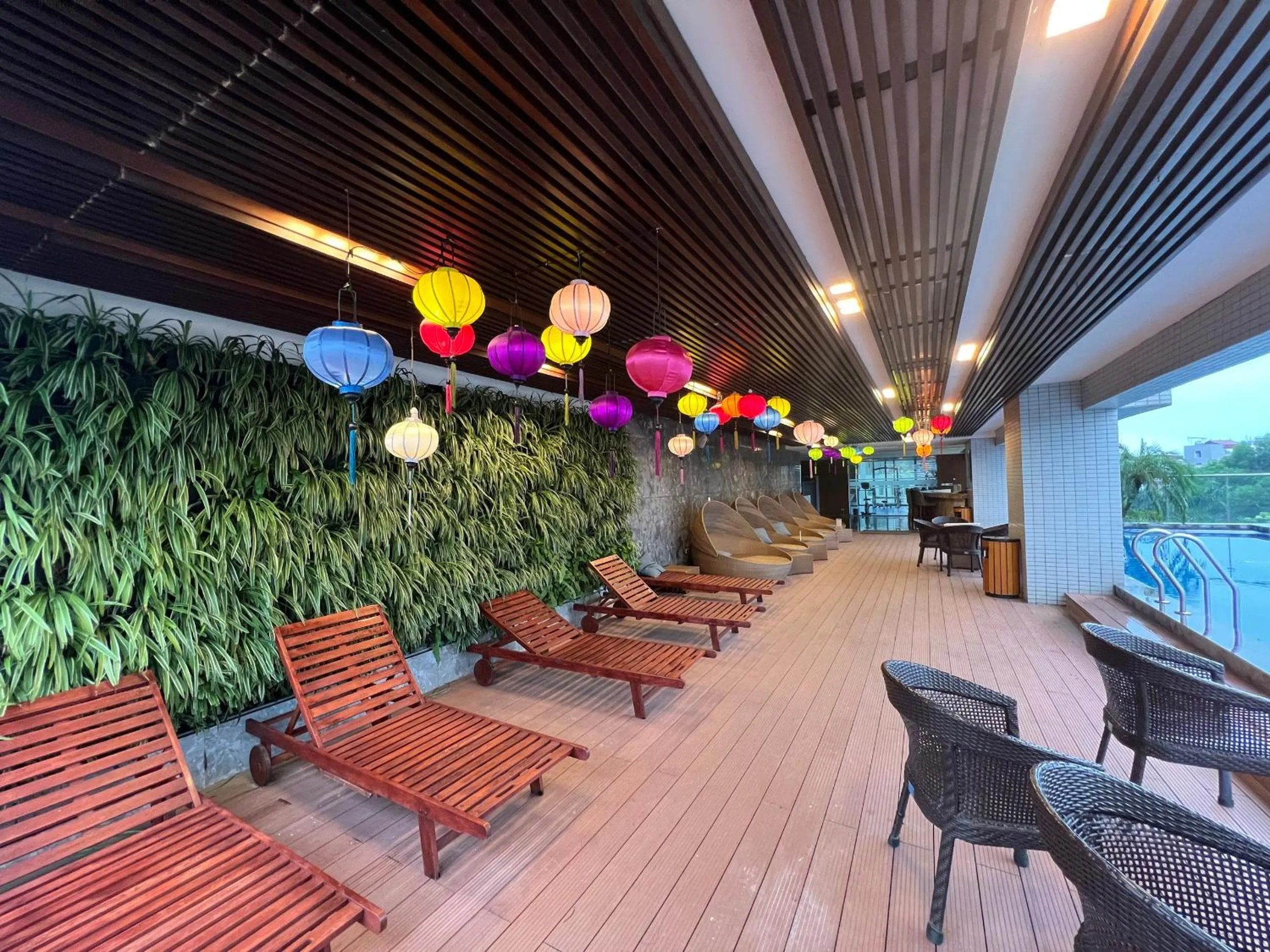 Garden in Le Indochina Hotel