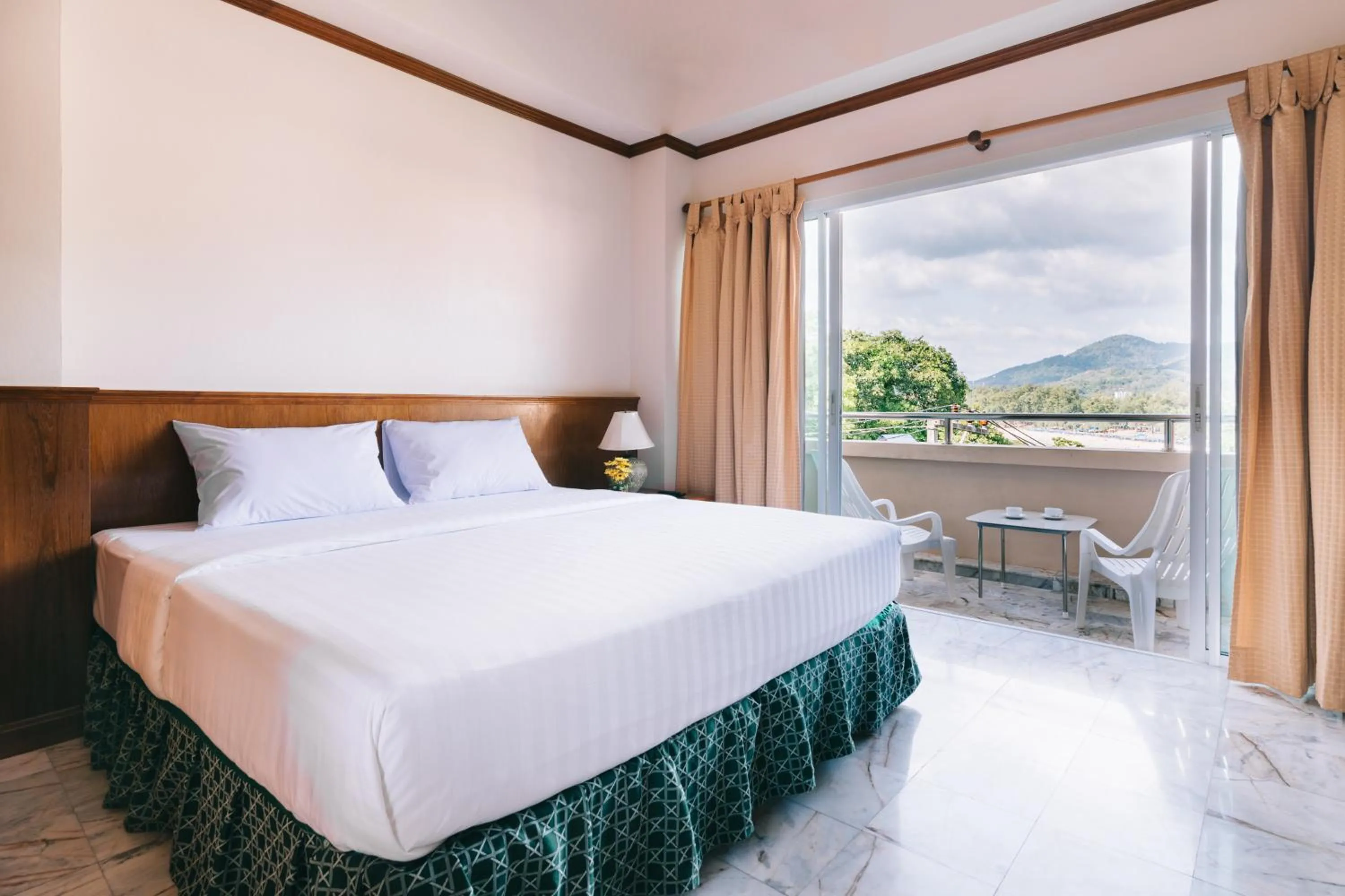 Bed in Kata Sun Beach Hotel