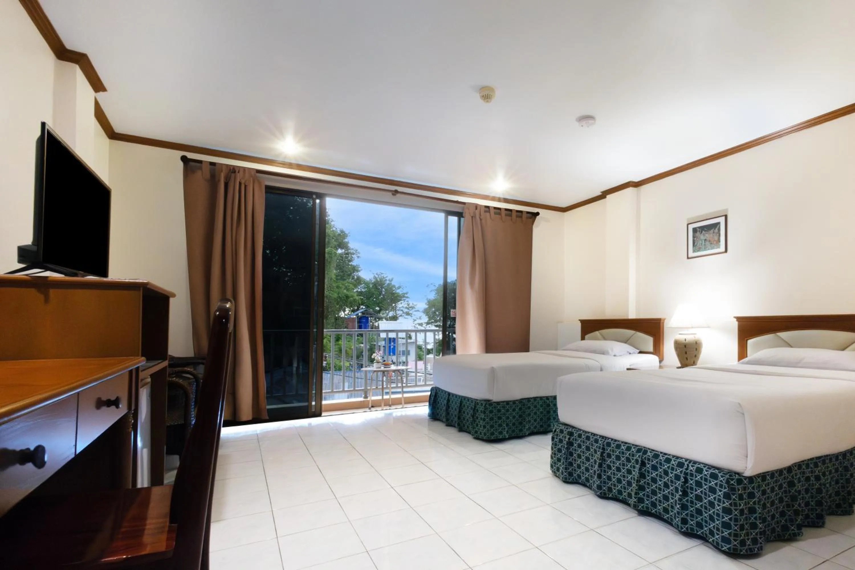 Property building, Bed in Kata Sun Beach Hotel