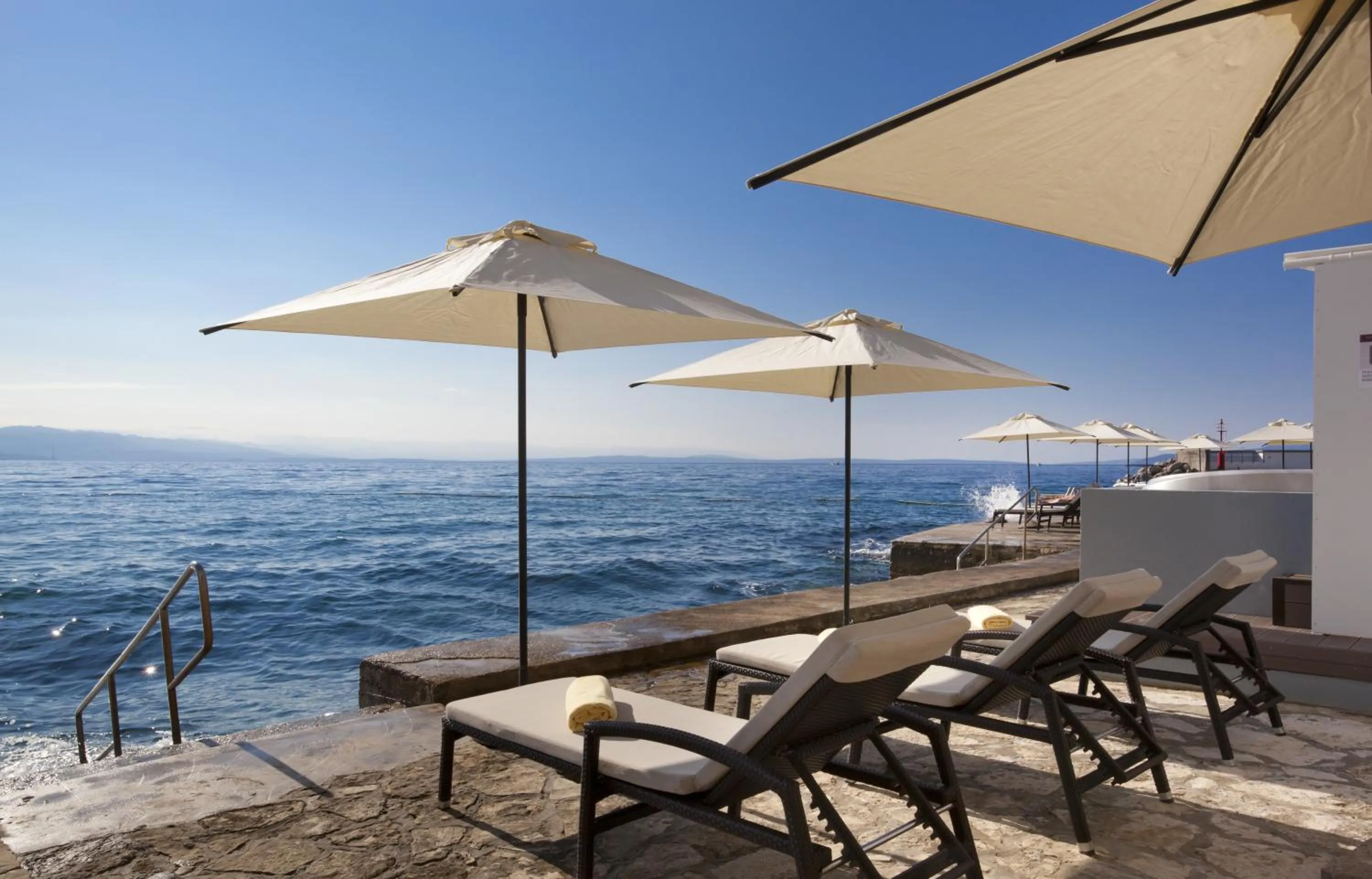 Beach in Hotel Kristal - by Liburnia Hotels & Villas