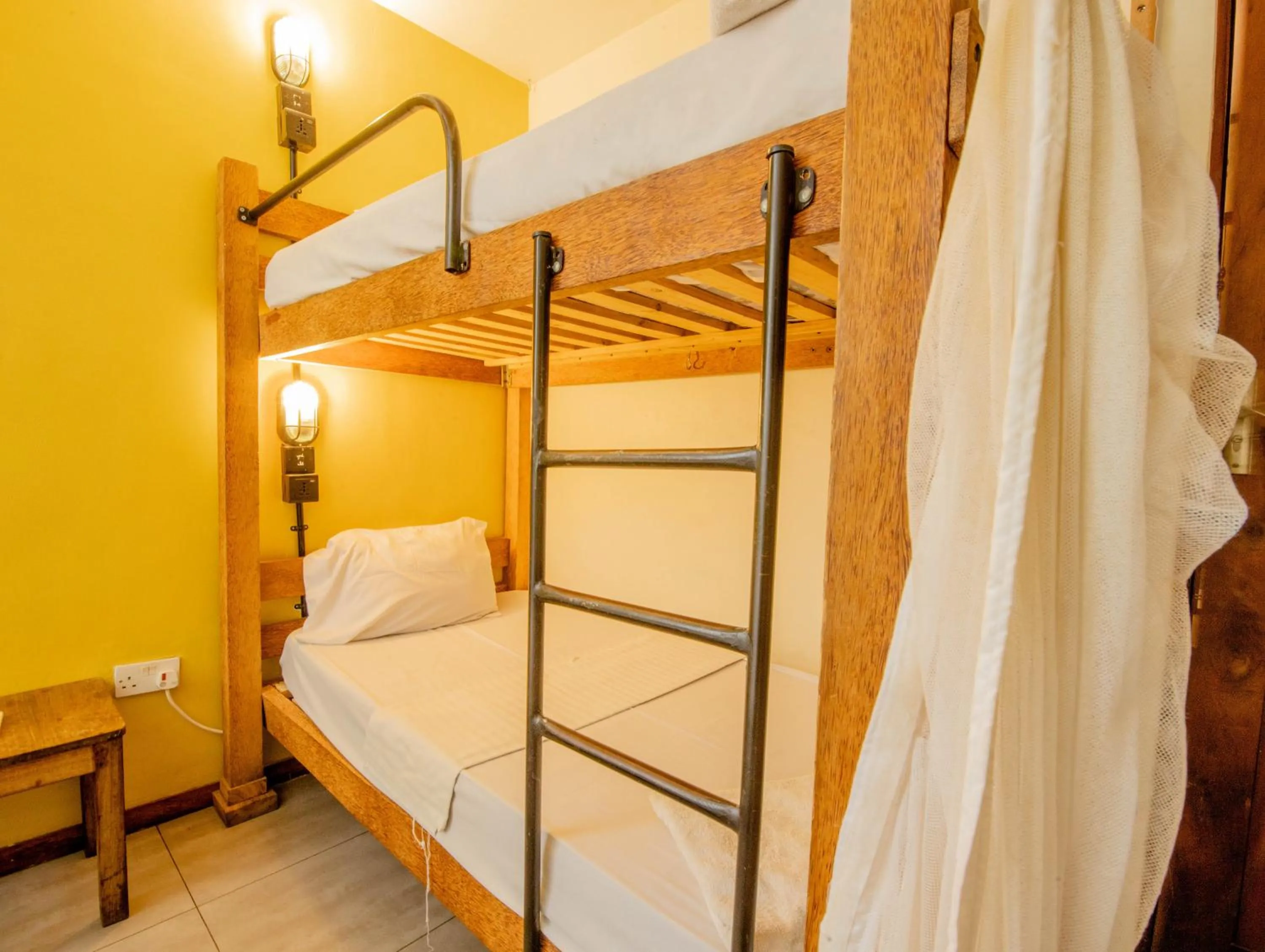 Bedroom in The Slow Leopard