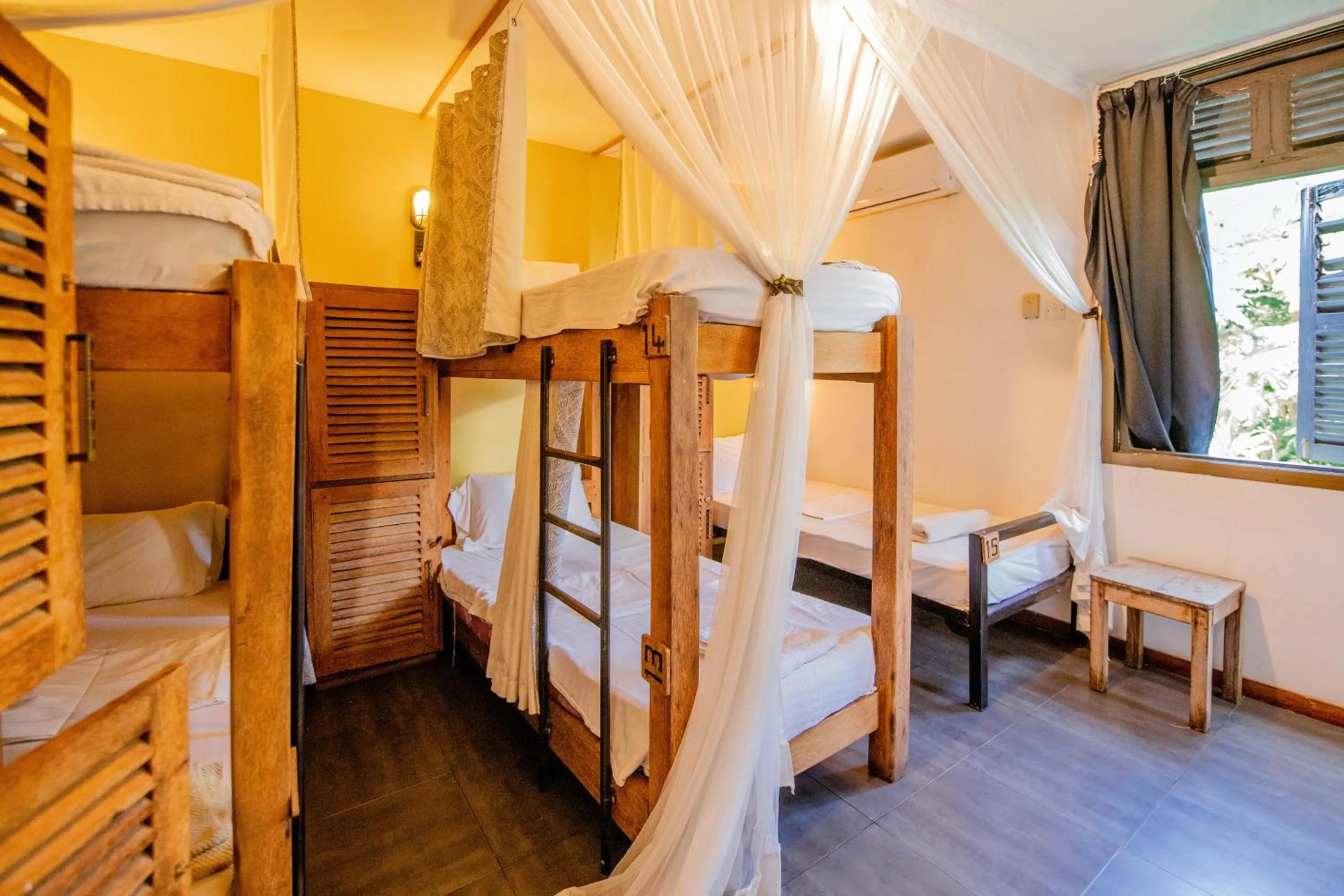 Bedroom in The Slow Leopard