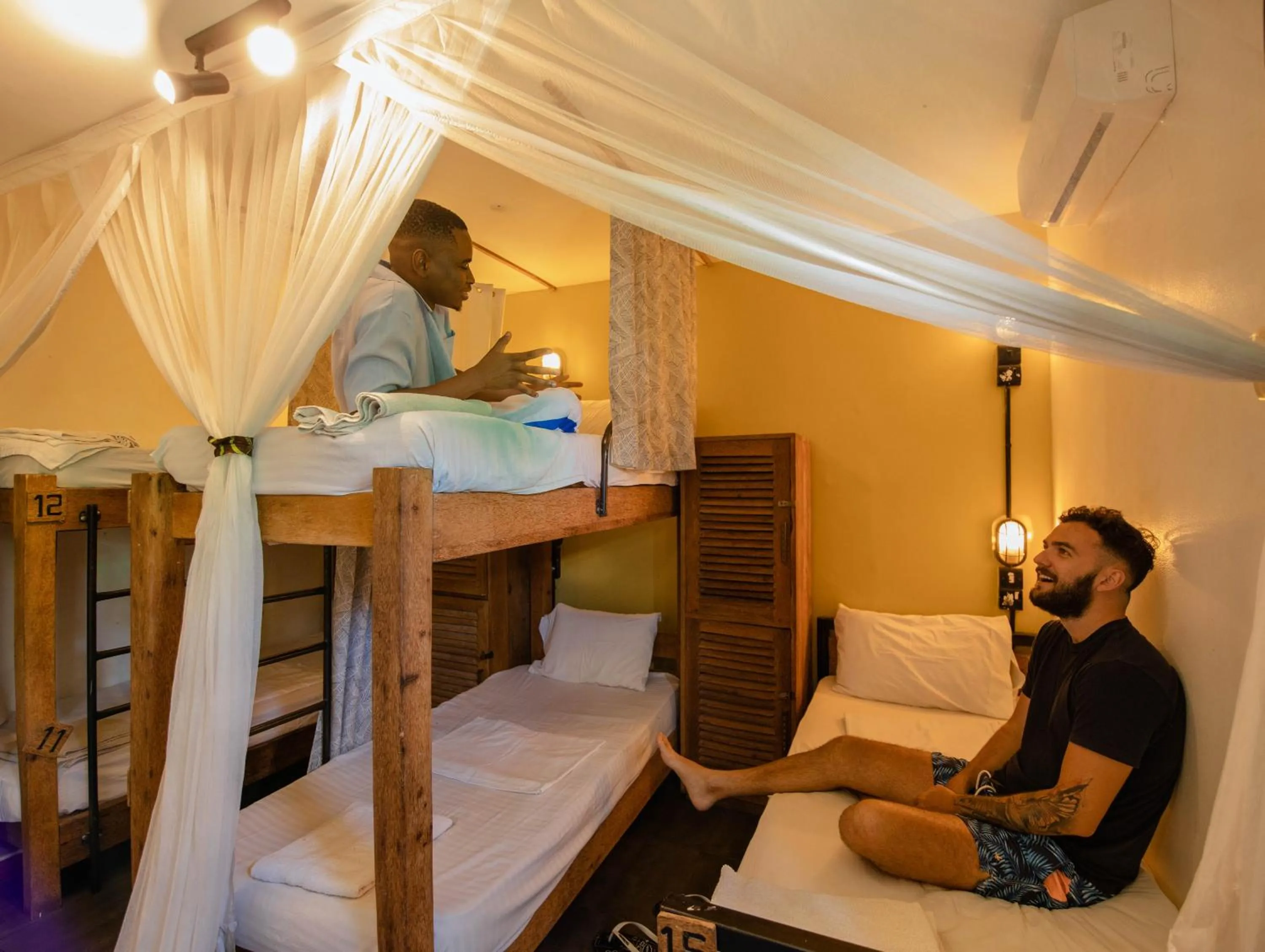 Bedroom in The Slow Leopard