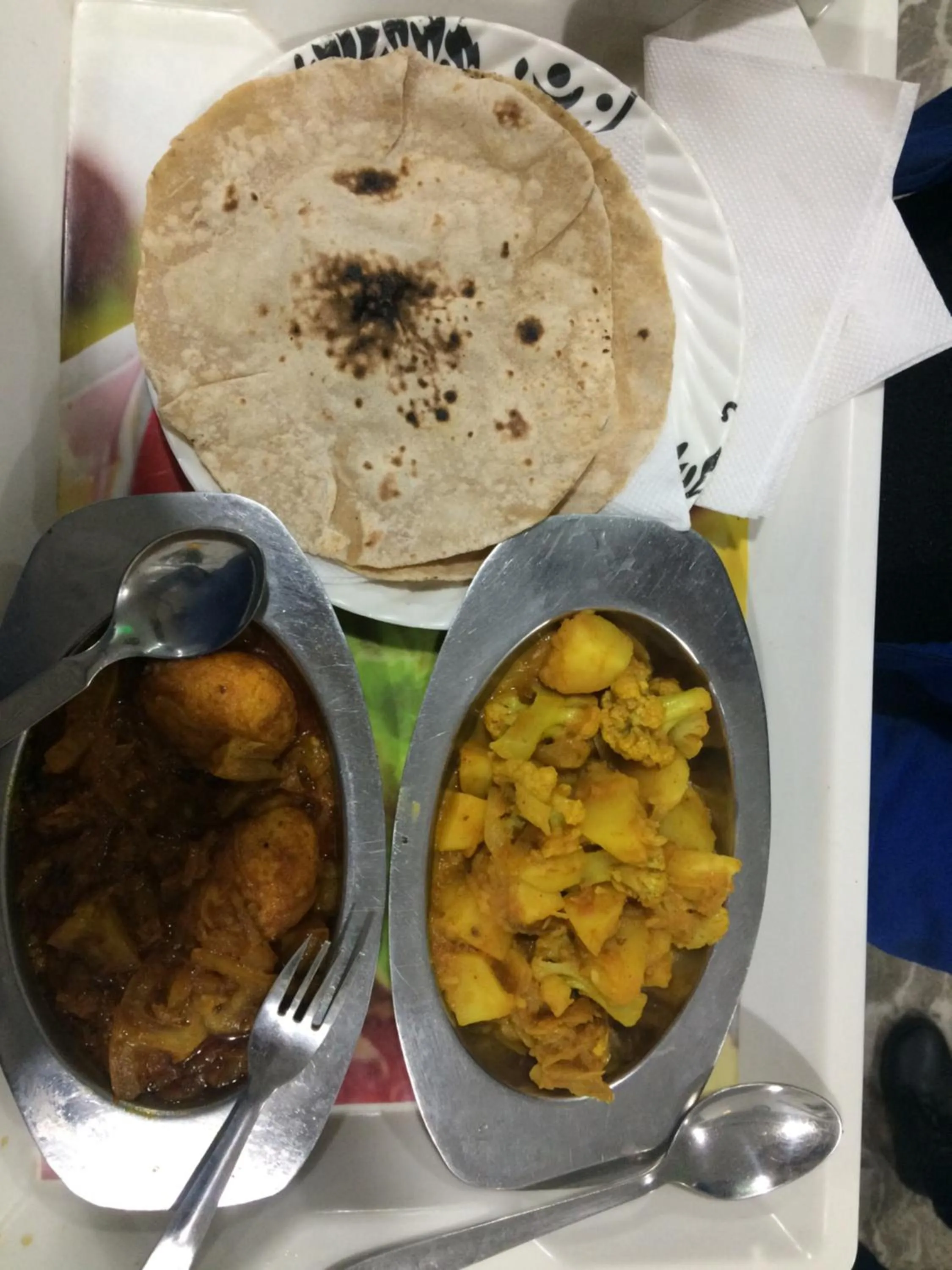 Asian breakfast in Hotel Maurya Vihar Bodhgaya