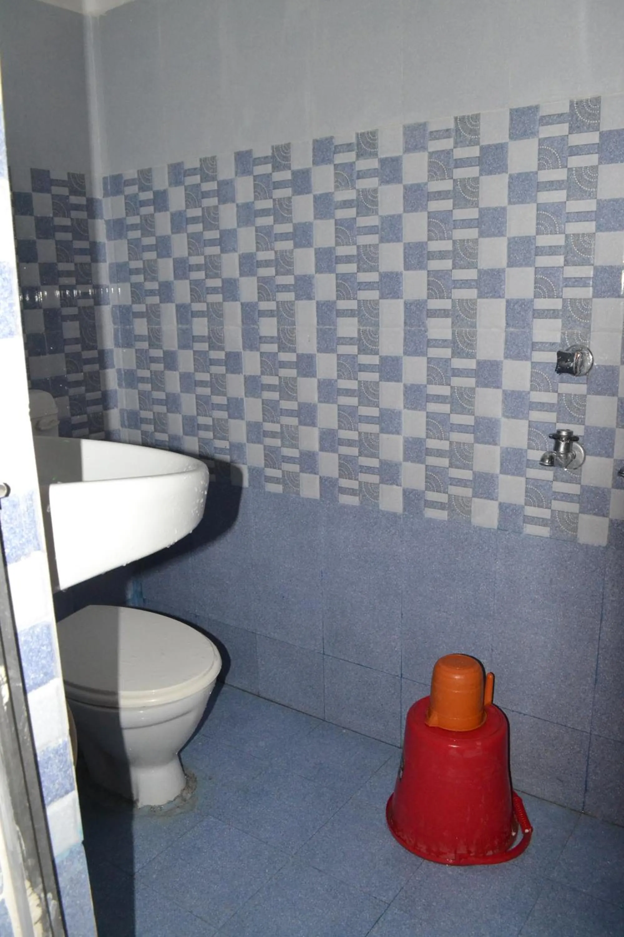 Bathroom in Hotel Maurya Vihar Bodhgaya