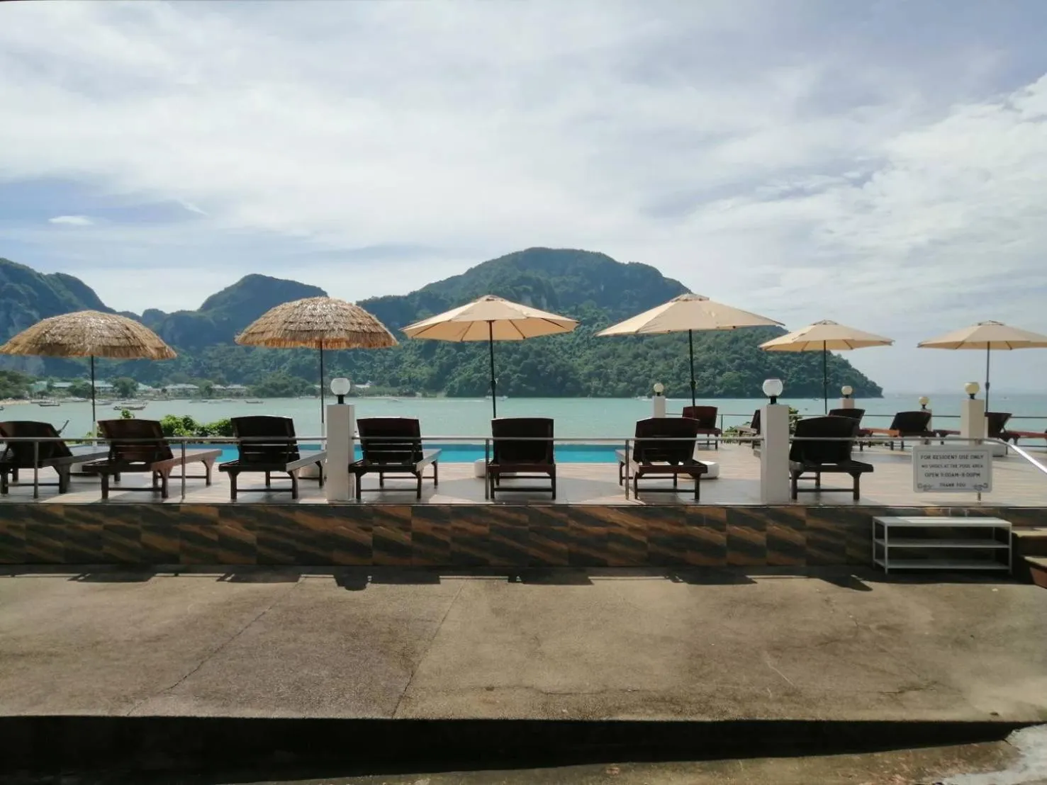 Pool view in Phi Phi View Point Resort