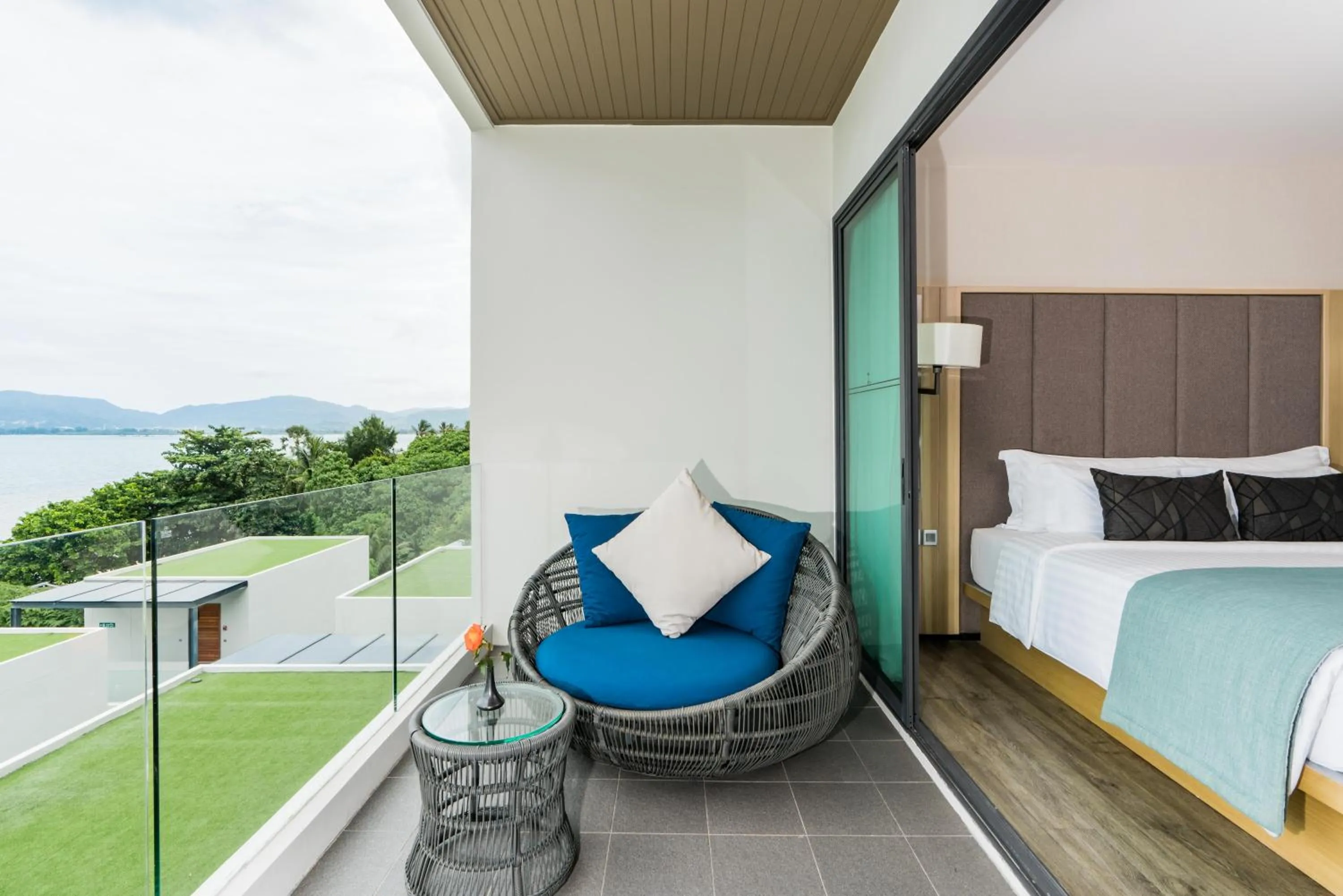 View (from property/room), Bed in My Beach Resort Phuket, Panwa Beach