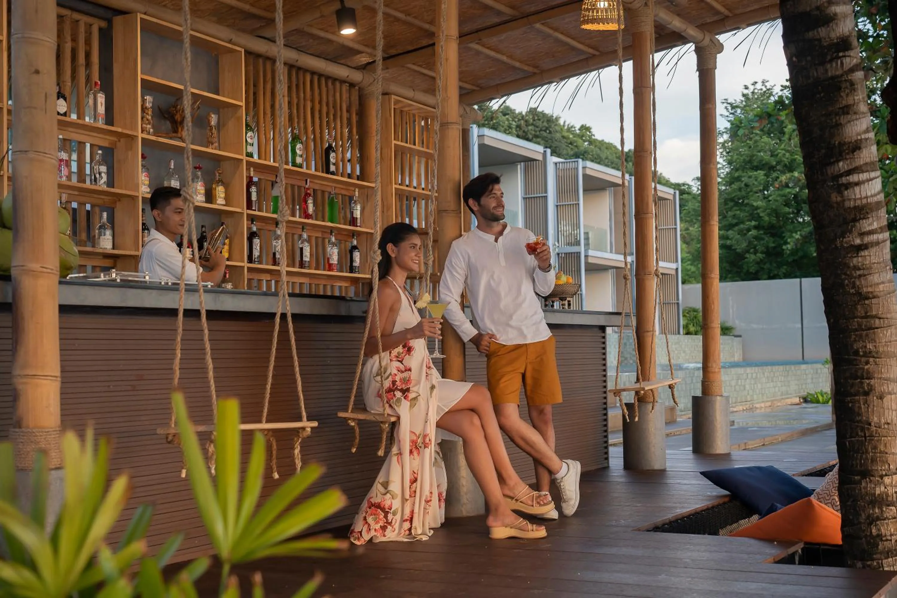 Lounge or bar in My Beach Resort Phuket, Panwa Beach