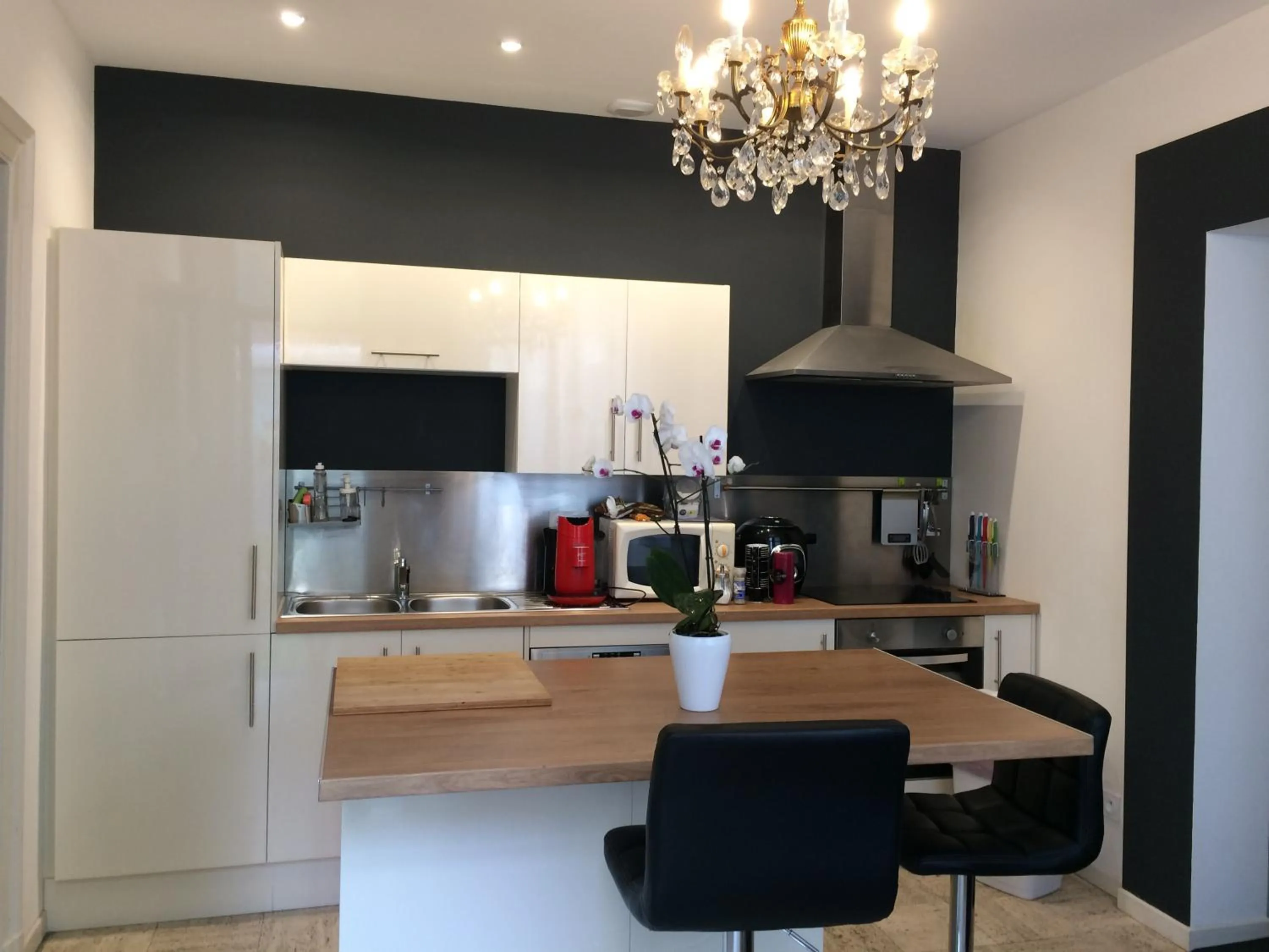 Living room in Appart'hôtel et chambres Lens