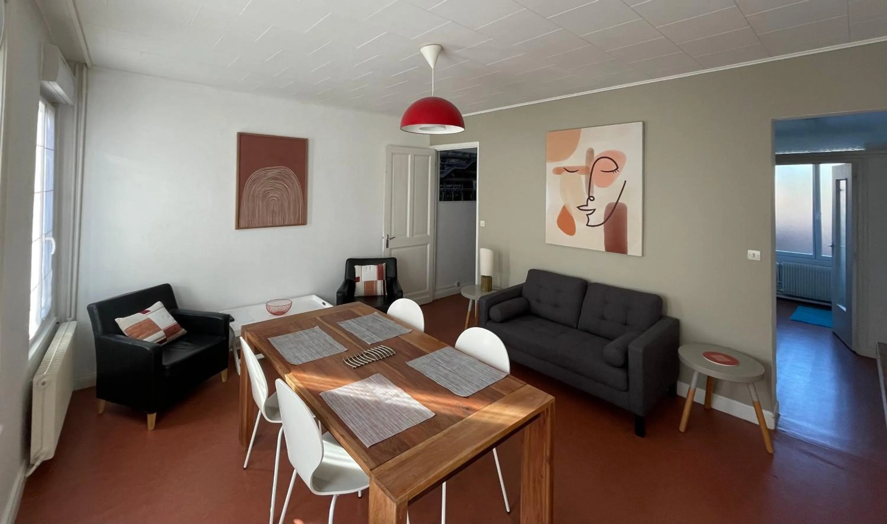 Dining area in Appart'hôtel et chambres Lens