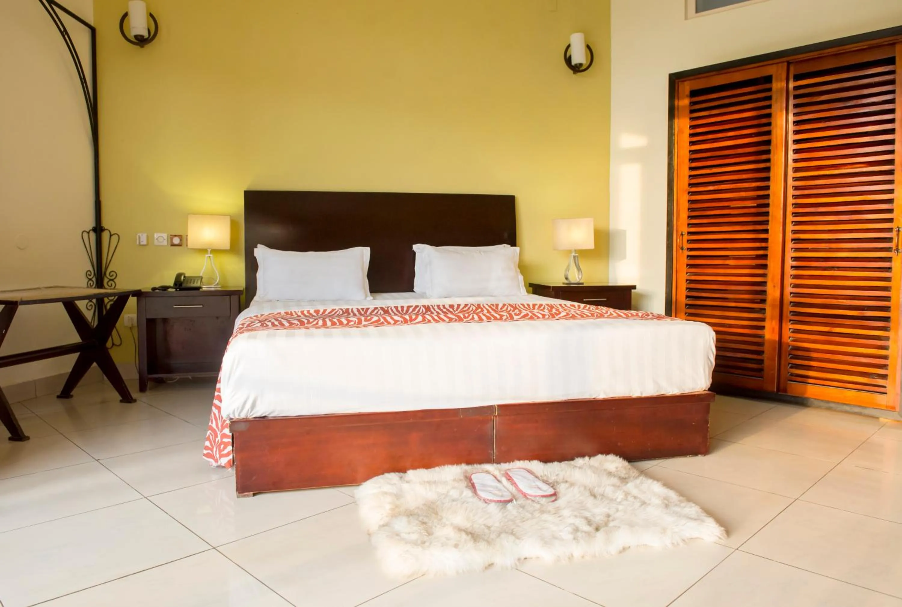 Bed in Hotel Safari Gate