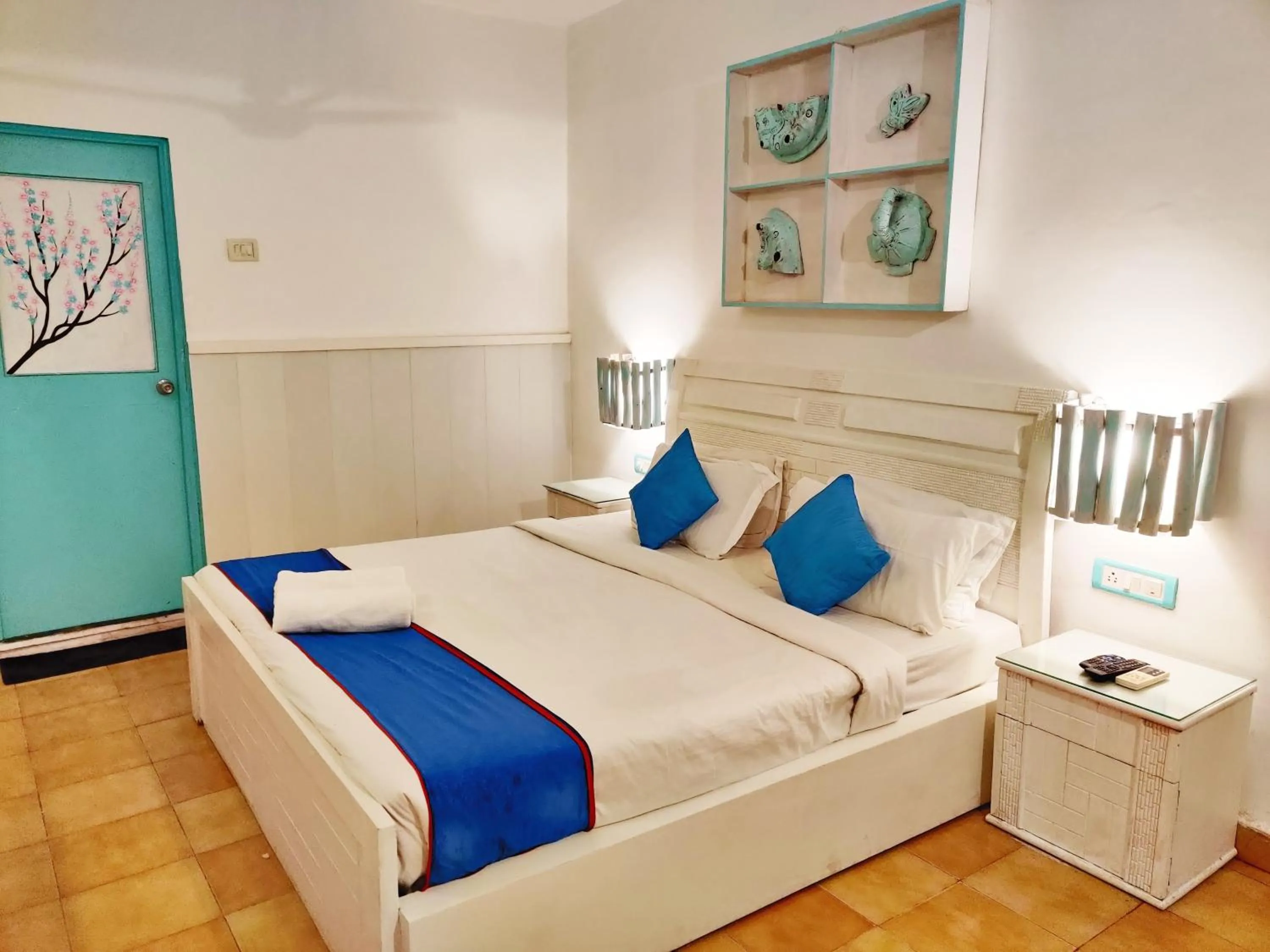 Bed in Eros Boutique Hotel