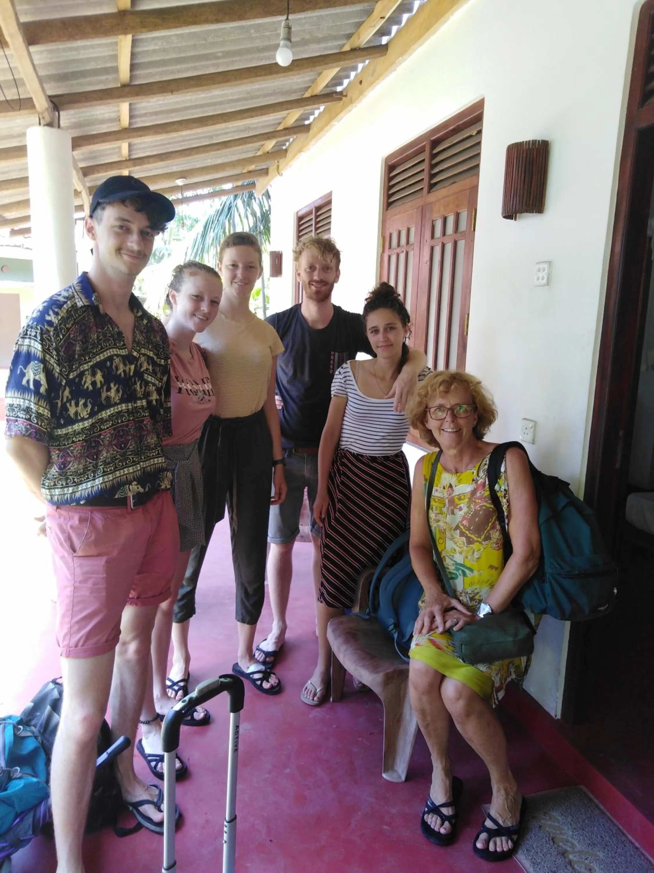 People in Ranmitha Villa Weligama