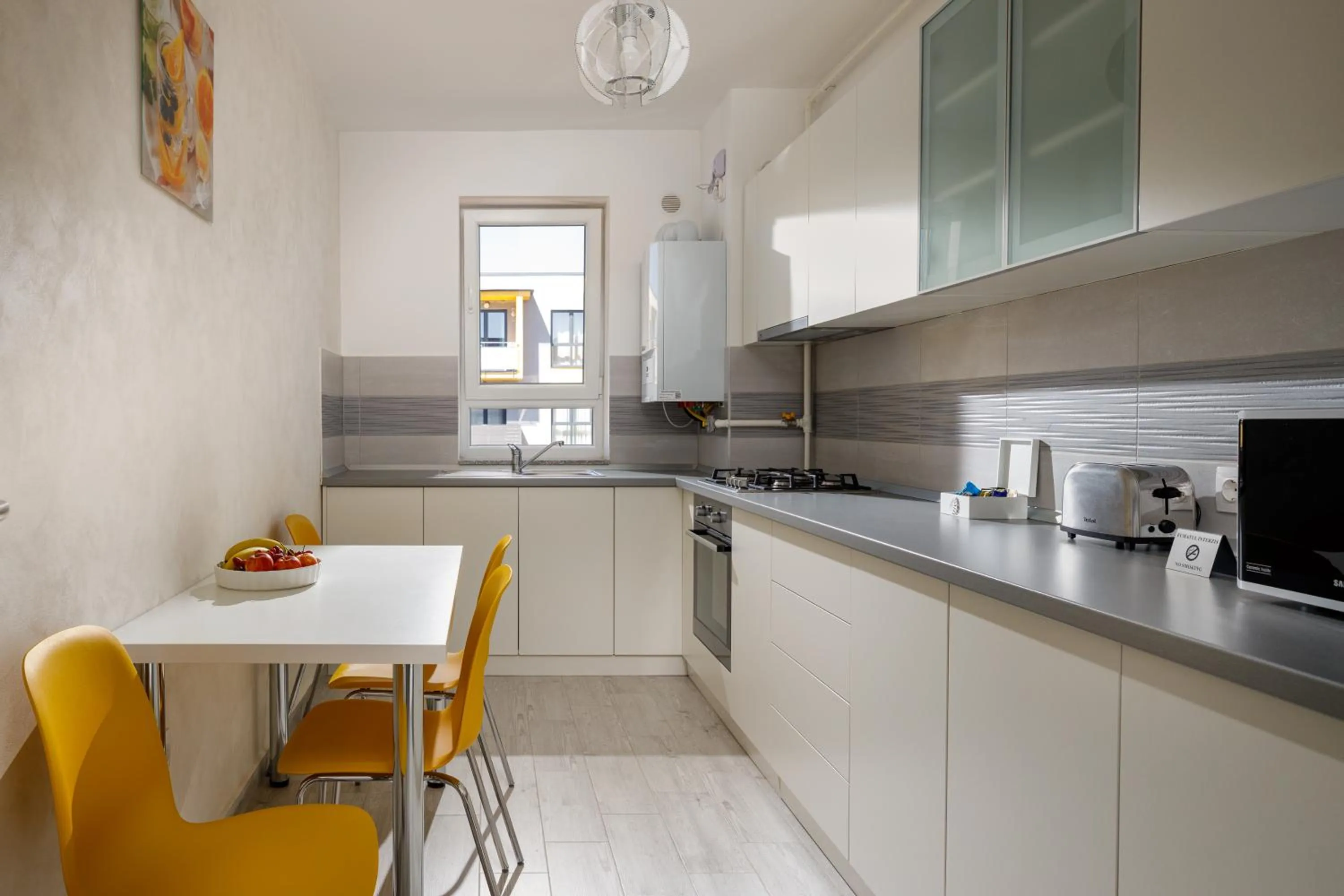 Kitchen or kitchenette in Brasov Holiday Apartments