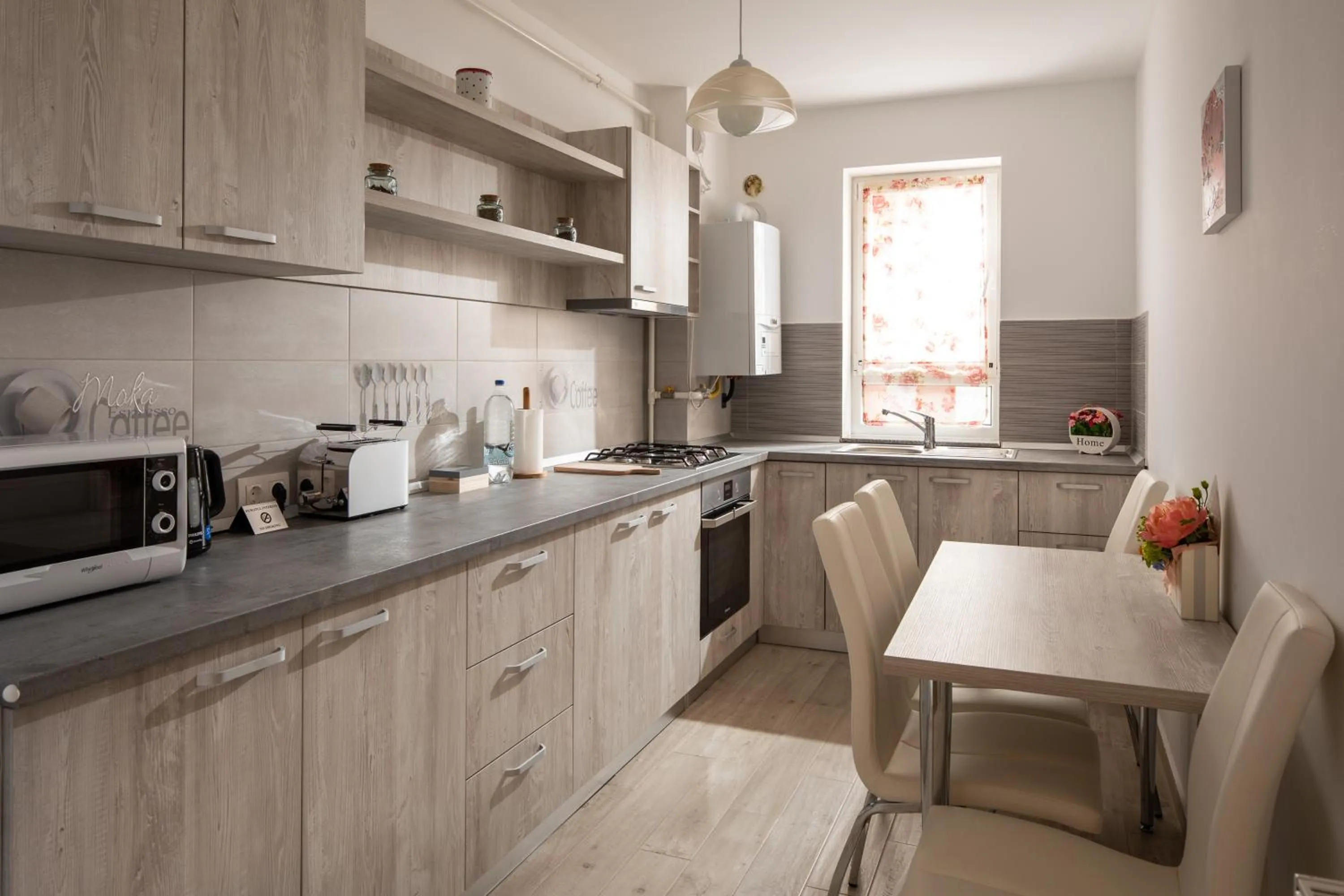 Kitchen or kitchenette in Brasov Holiday Apartments