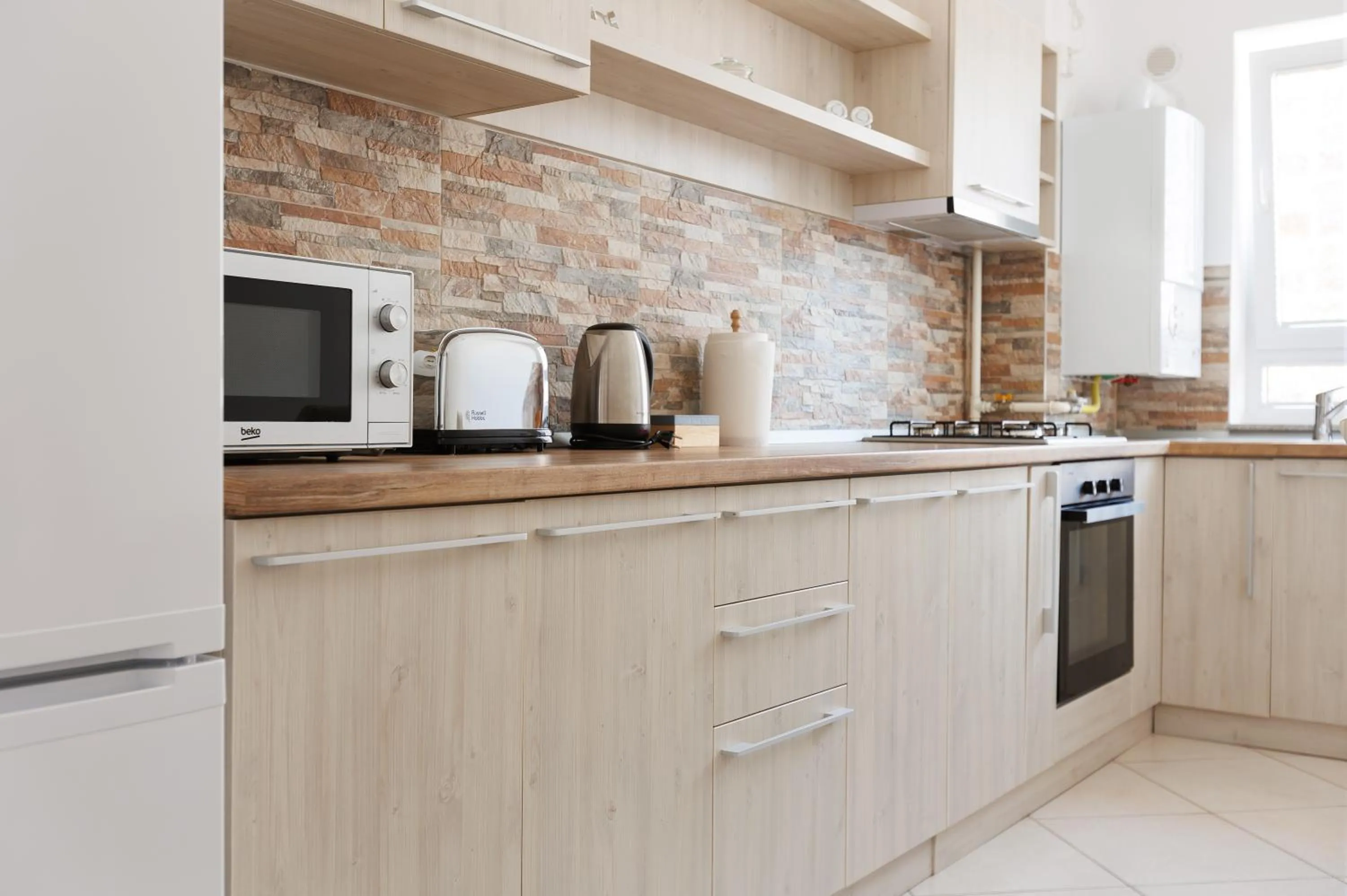 Kitchen or kitchenette in Brasov Holiday Apartments